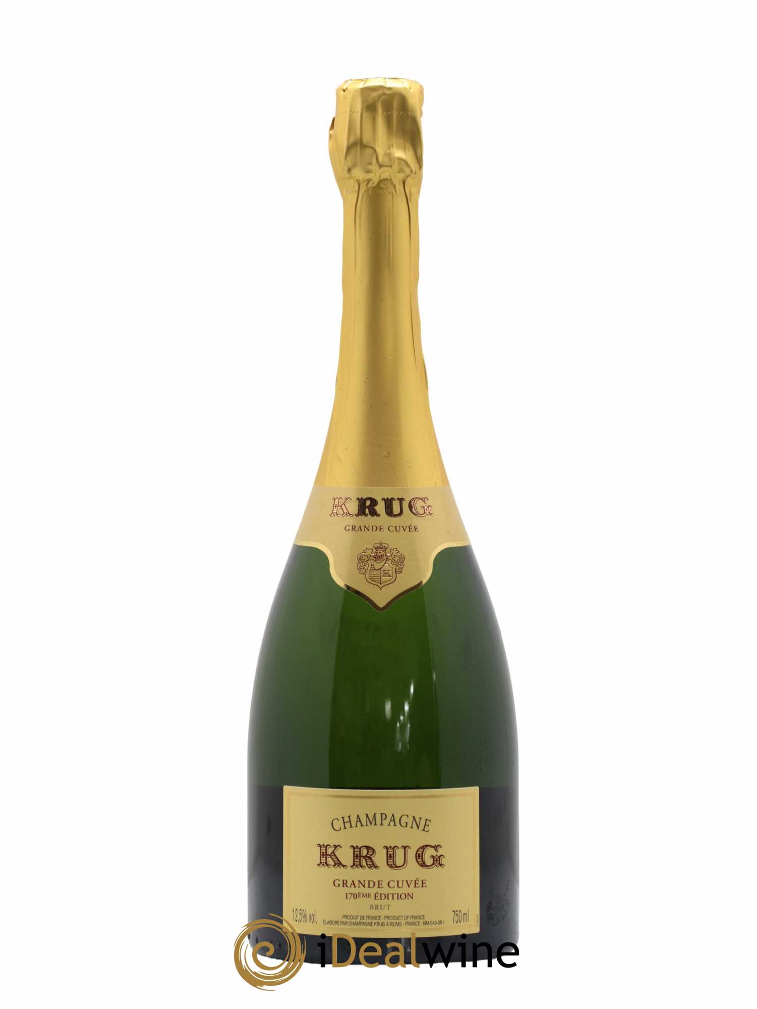 Grande Cuvée - 170ème édition Krug - Lot de 1 bouteille - 1
