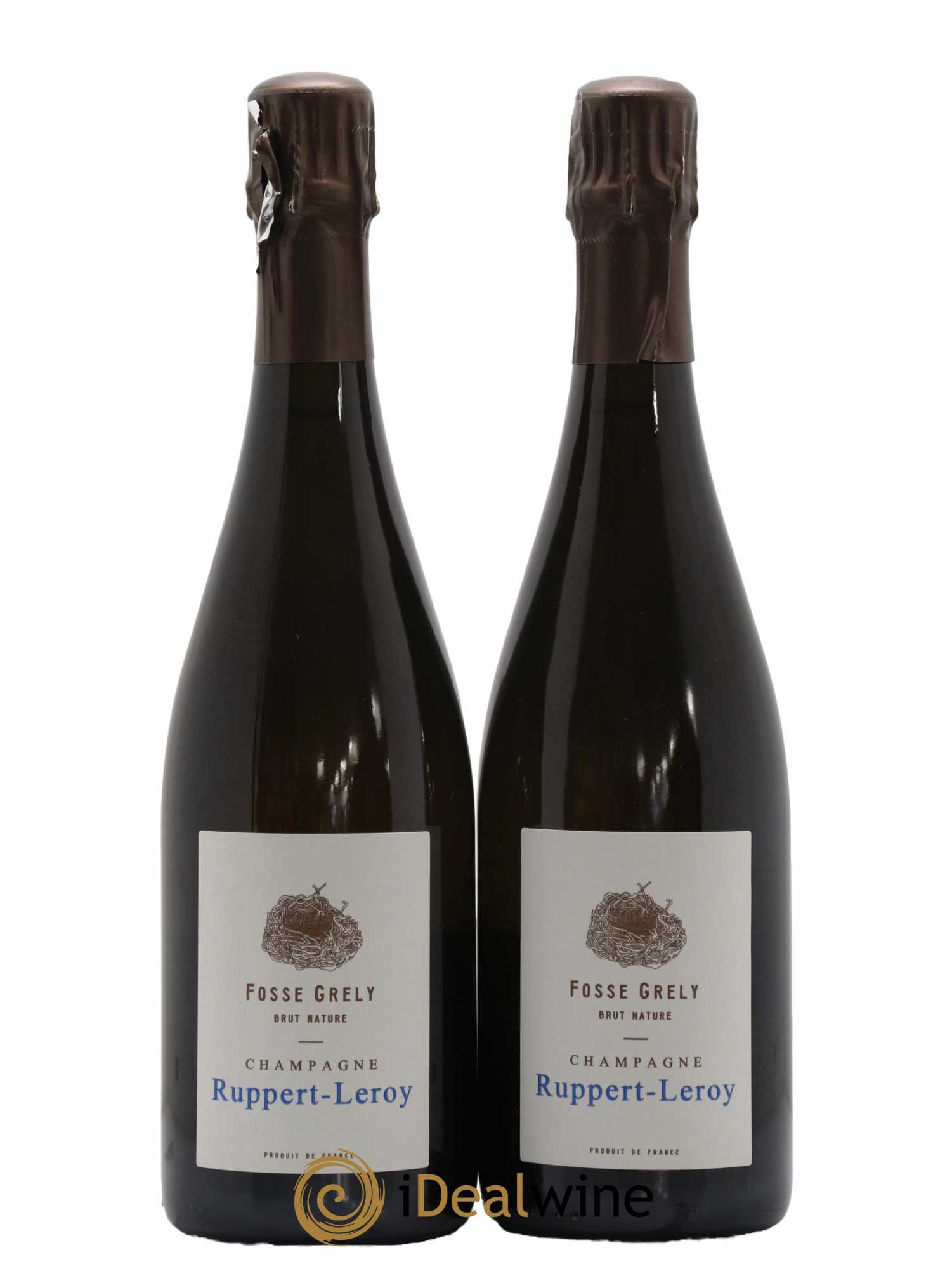Fosse-Grely Brut Nature Ruppert-Leroy 2017 - Lot de 2 bouteilles - 0