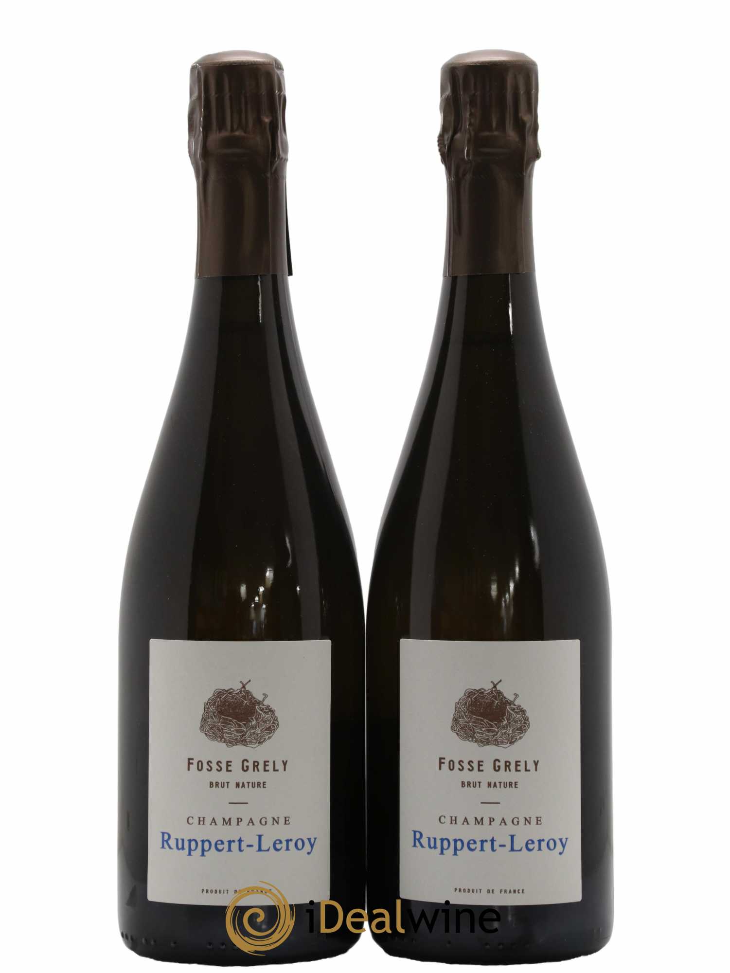 Fosse-Grely Brut Nature Ruppert-Leroy 2017 - Lot de 2 bouteilles - 0