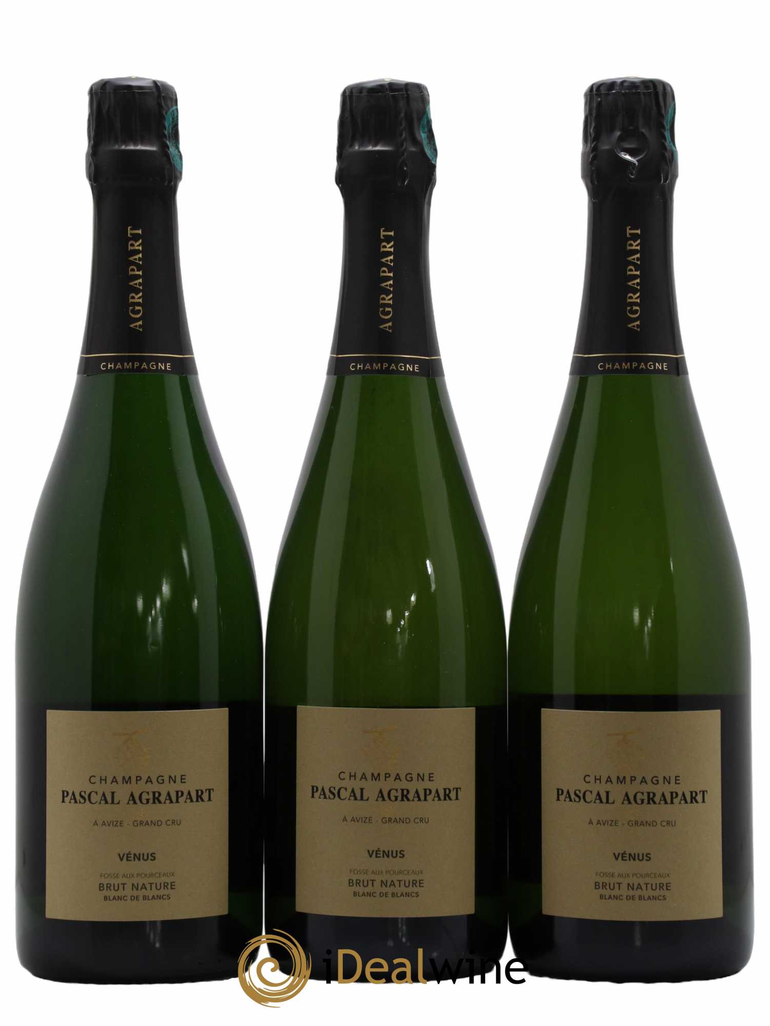 Vénus Blanc de Blancs Brut Nature Pascal Agrapart 2016 - Lot de 3 bouteilles - 0