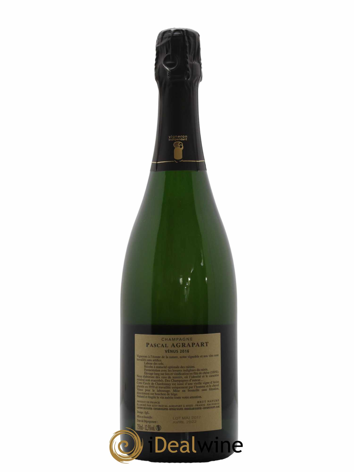 Vénus Blanc de Blancs Brut Nature Pascal Agrapart 2016 - Lot of 1 bottle - 1