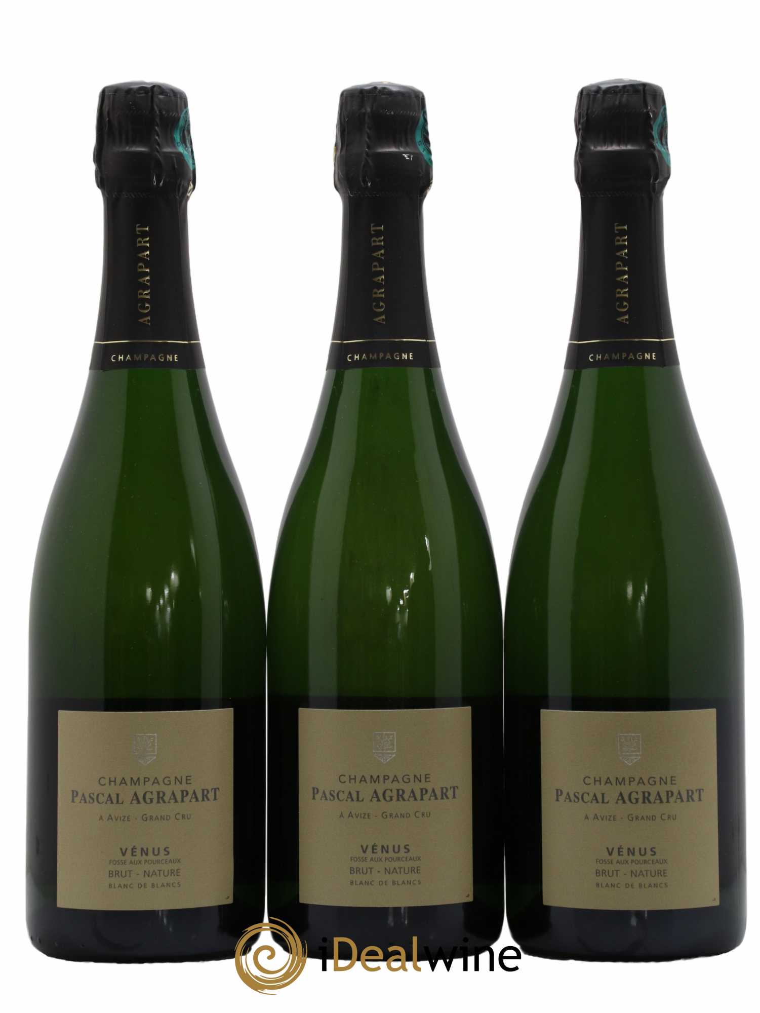 Vénus Blanc de Blancs Brut Nature Pascal Agrapart 2012 - Lot de 3 bouteilles - 0