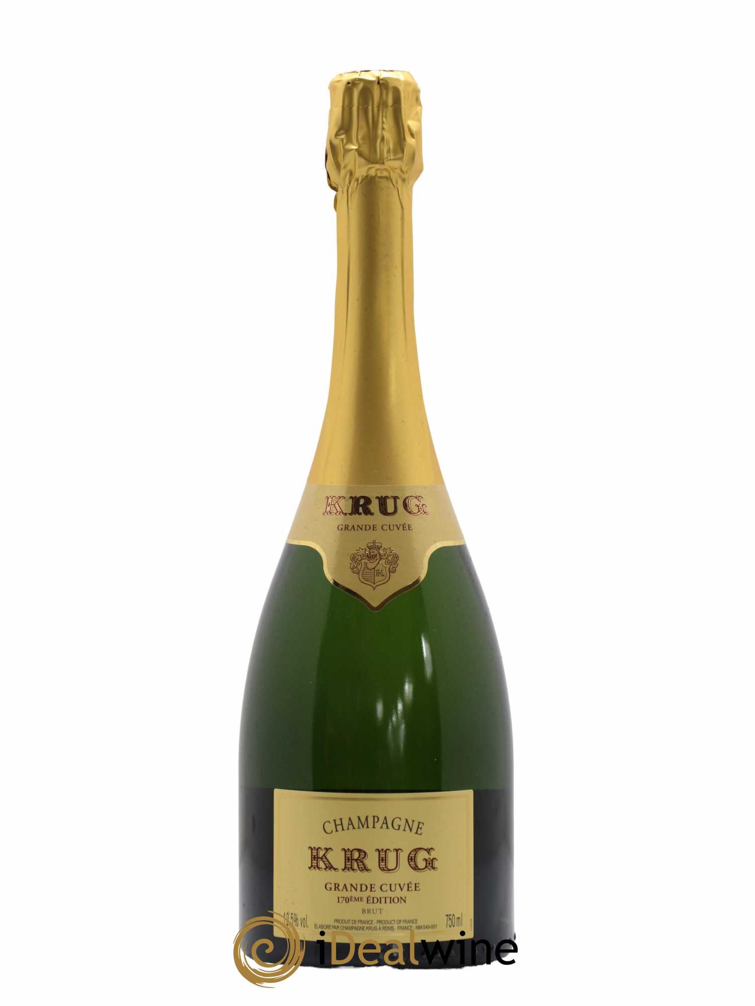 Grande Cuvée - 170ème édition Krug - Lot de 1 bouteille - 1