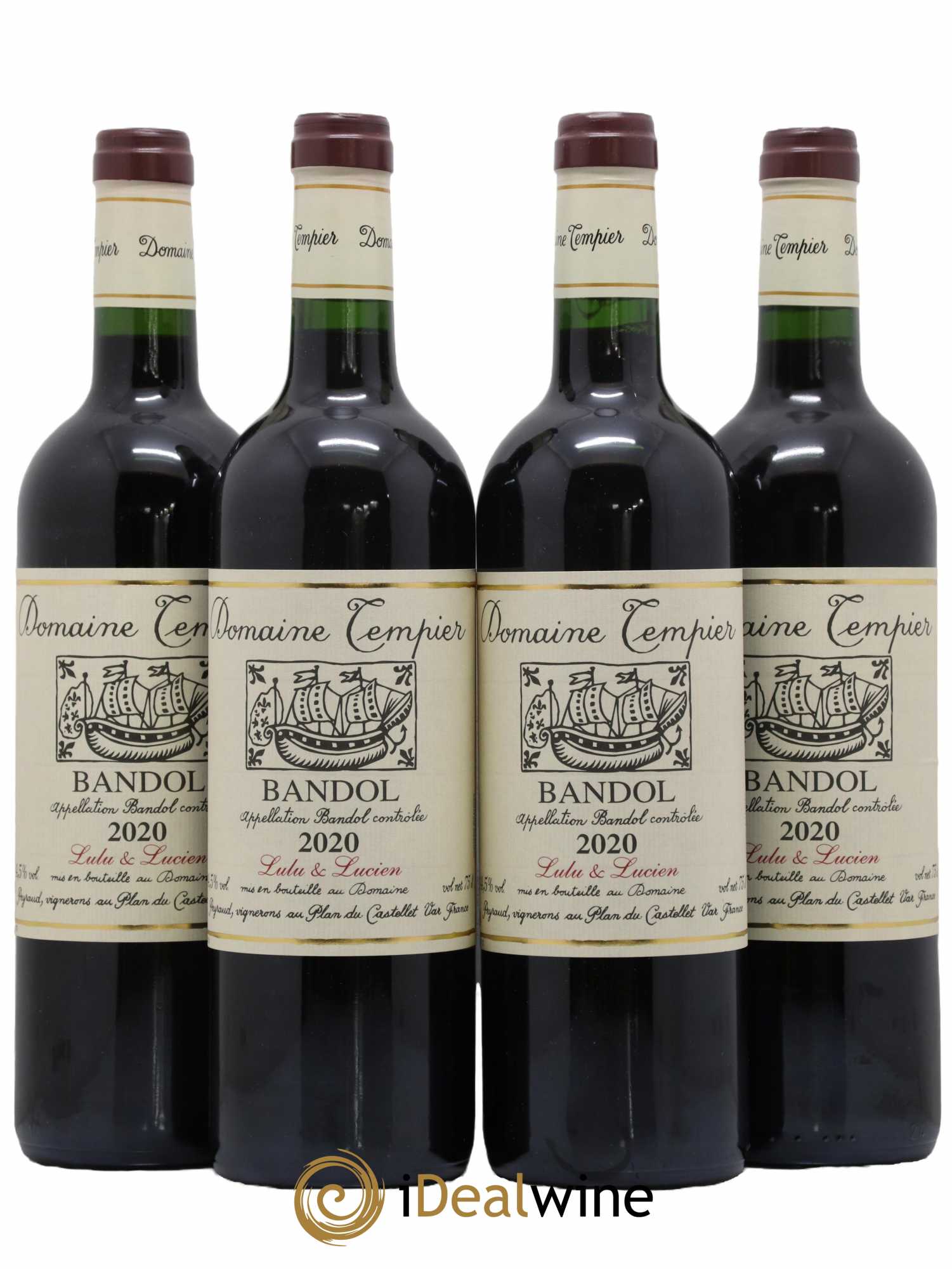 Bandol Domaine Tempier Famille Peyraud 2020 - Lot de 4 bouteilles - 0