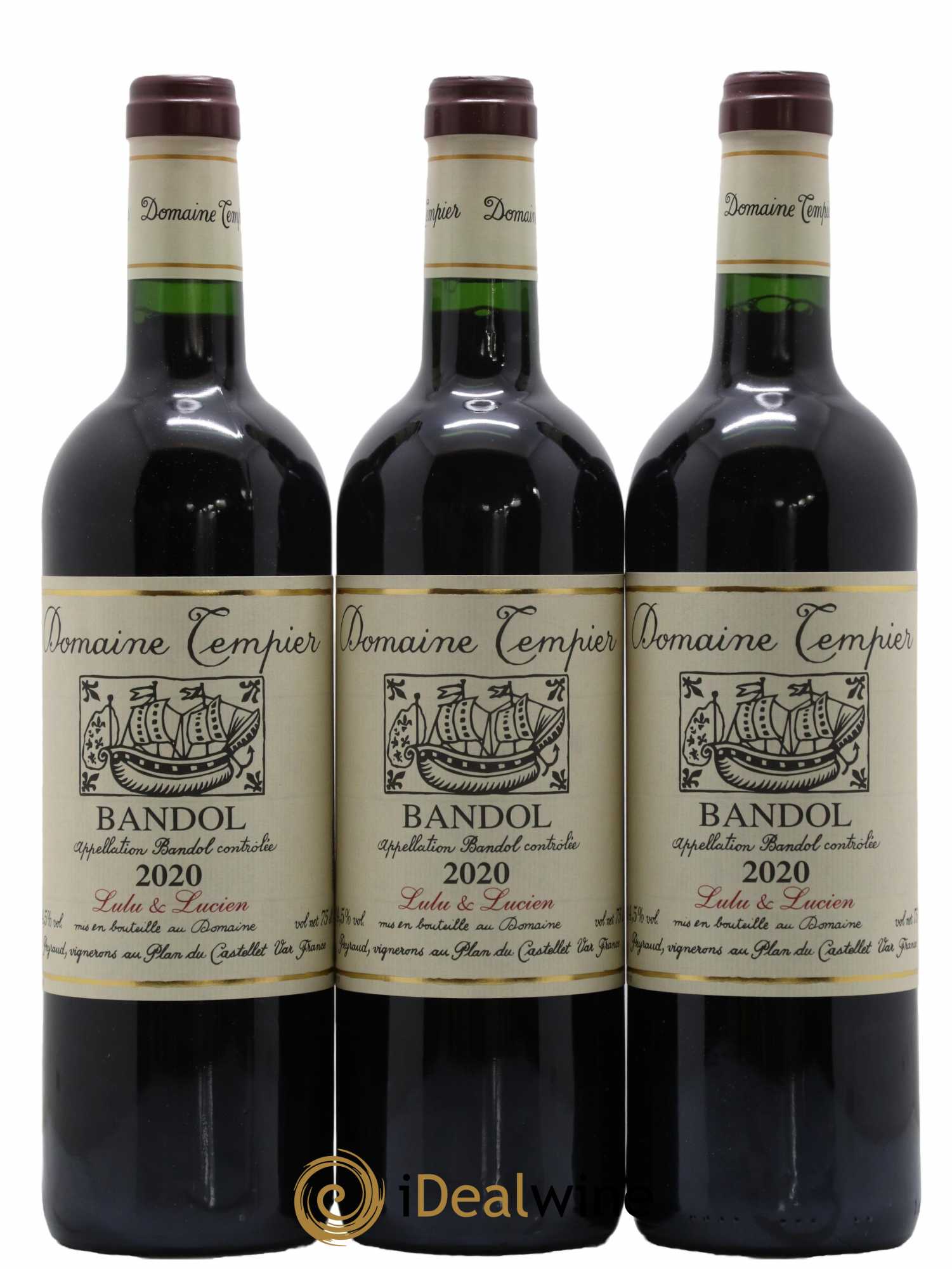 Bandol Domaine Tempier Famille Peyraud 2020 - Lot de 3 bouteilles - 0