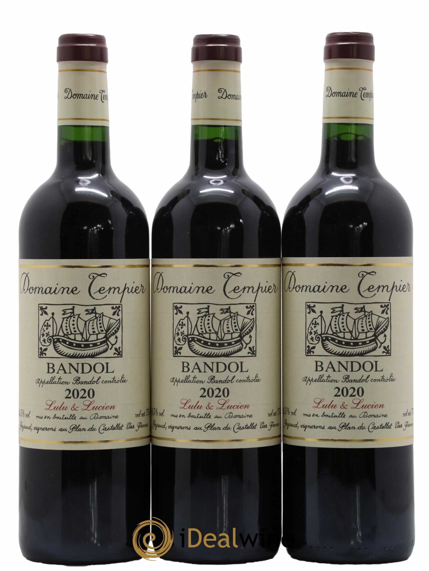 Bandol Domaine Tempier Famille Peyraud 2020 - Lot de 3 bouteilles - 0