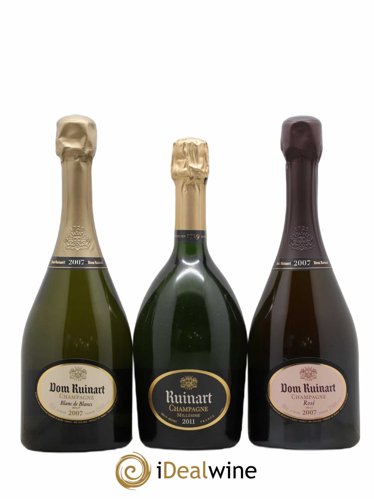 Caisse Intégrale Ruinart - Lot de 1 bouteille - 1