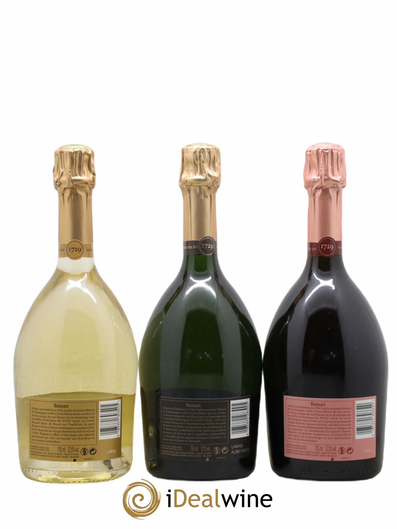 Caisse Intégrale Ruinart - Lot de 1 bouteille - 3