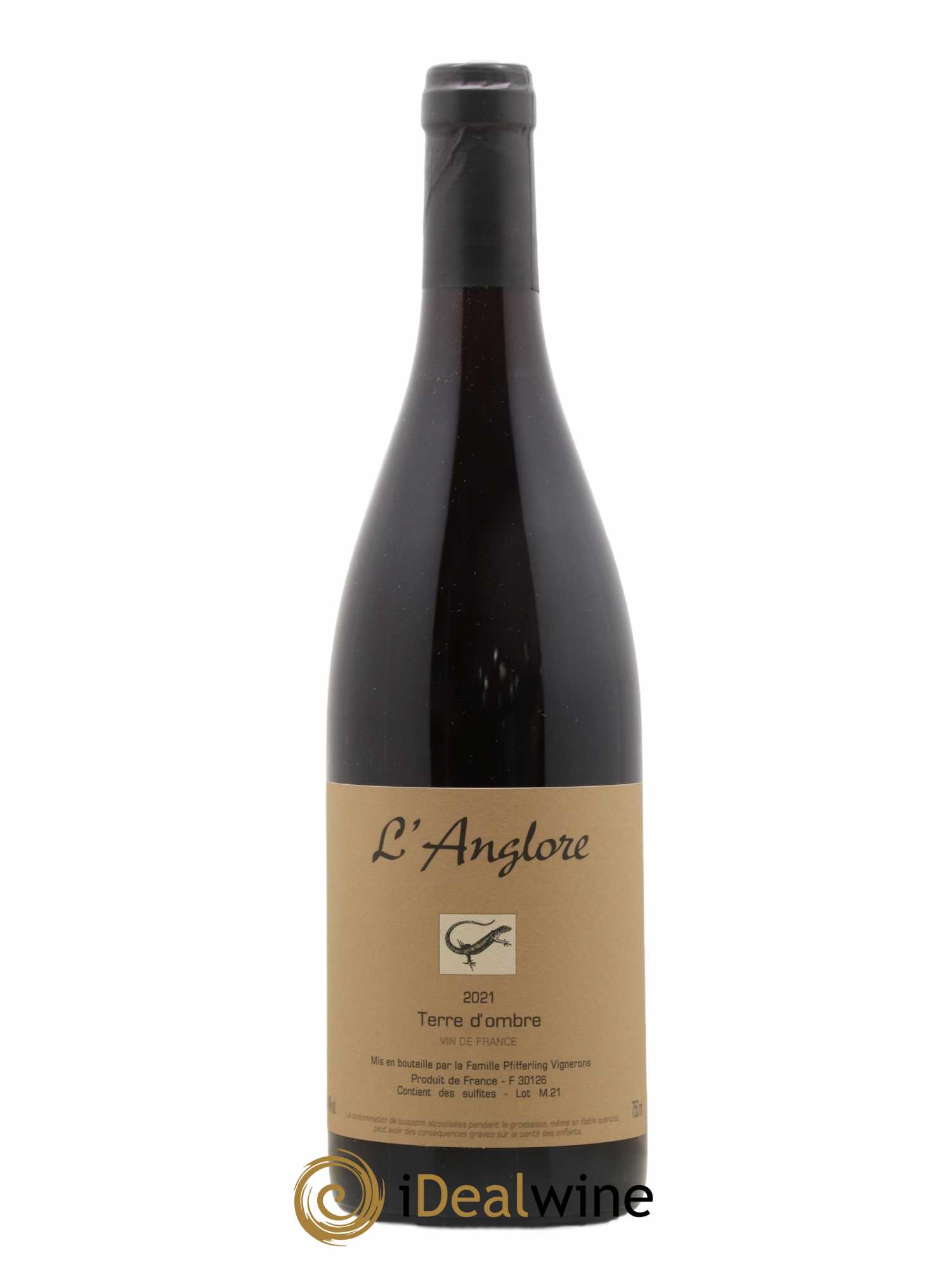 Vin de France Terre d'Ombre L'Anglore 2021 - Lot de 1 bouteille - 0