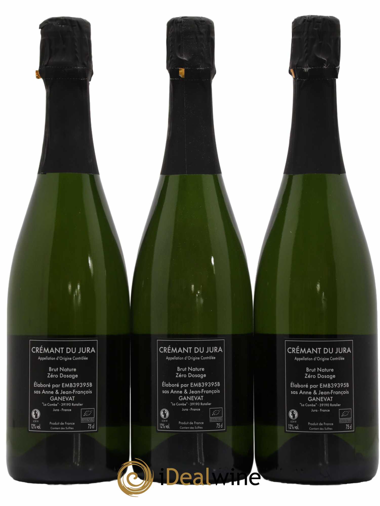 Crémant du Jura Jean-François Ganevat (Domaine) - Lot de 3 bouteilles - 1