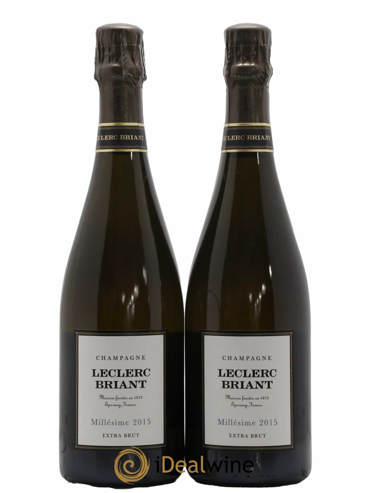 Millésimé Extra-Brut Leclerc Briant 2015 - Lot de 2 bouteilles - 0
