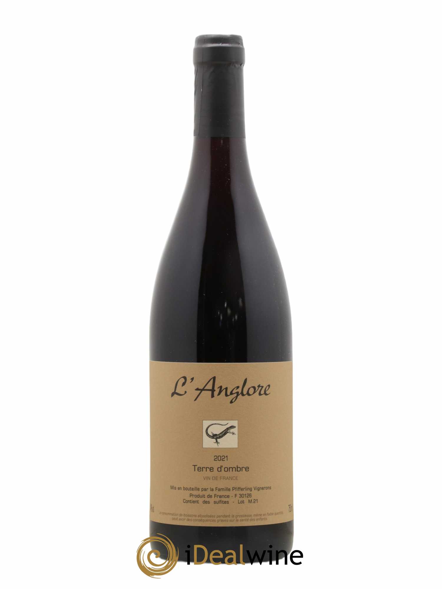 Vin de France Terre d'Ombre L'Anglore 2021 - Lot de 1 bouteille - 0