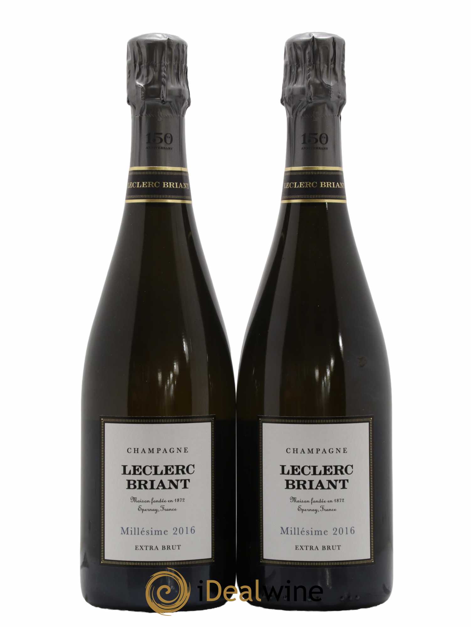Millésimé Extra-Brut Leclerc Briant 2016 - Lot de 2 bouteilles - 0