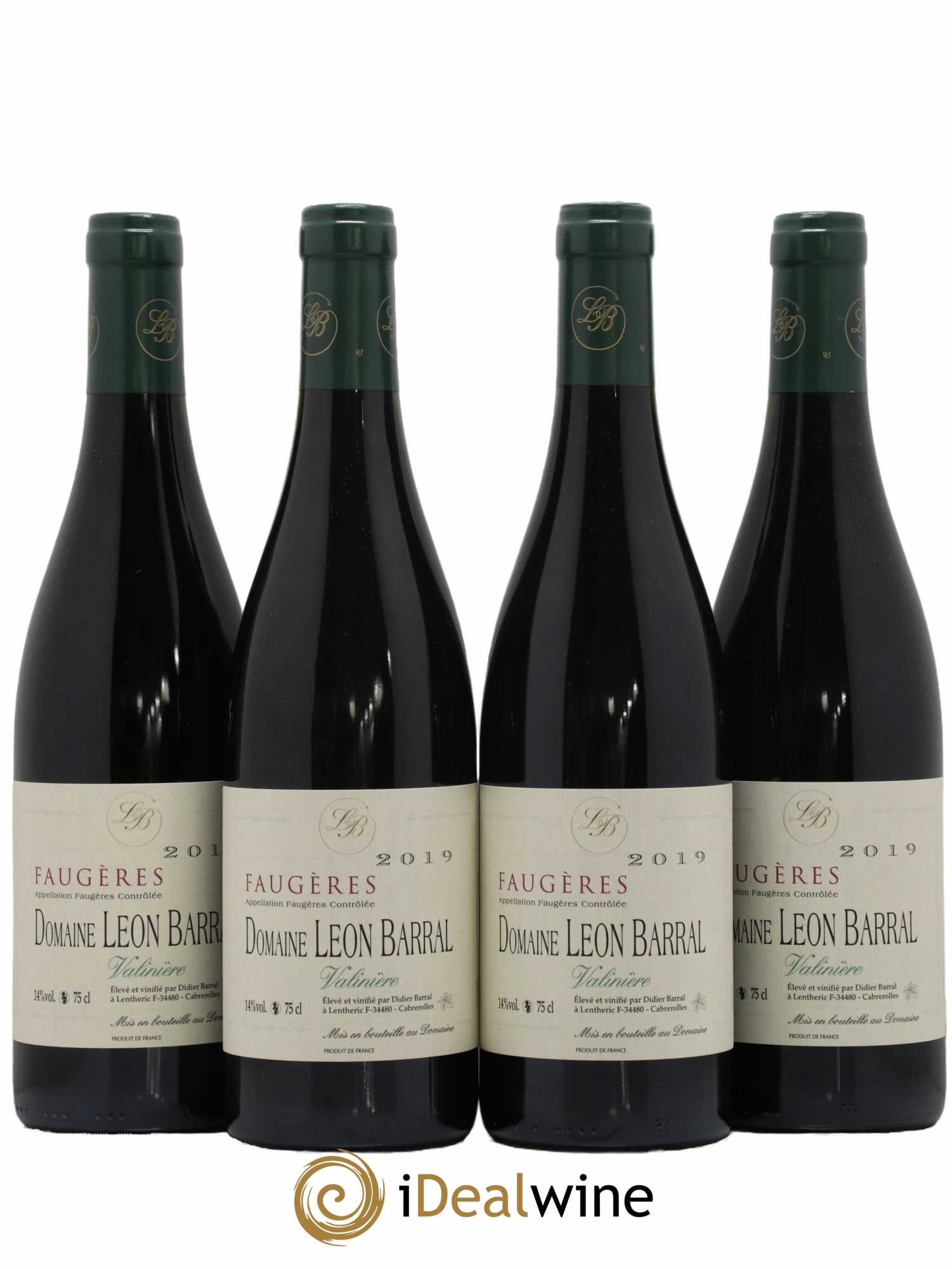 Faugères Valinière Domaine Léon Barral 2019 - Lot de 4 bouteilles - 0