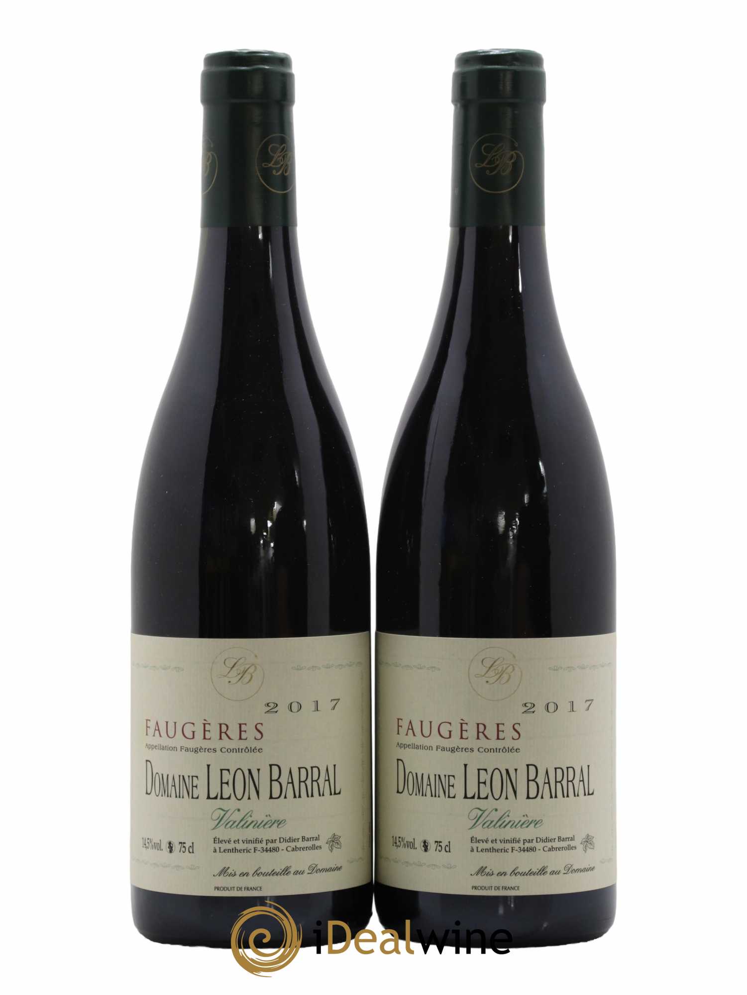 Faugères Valinière Domaine Léon Barral 2017 - Lot de 2 bouteilles - 0