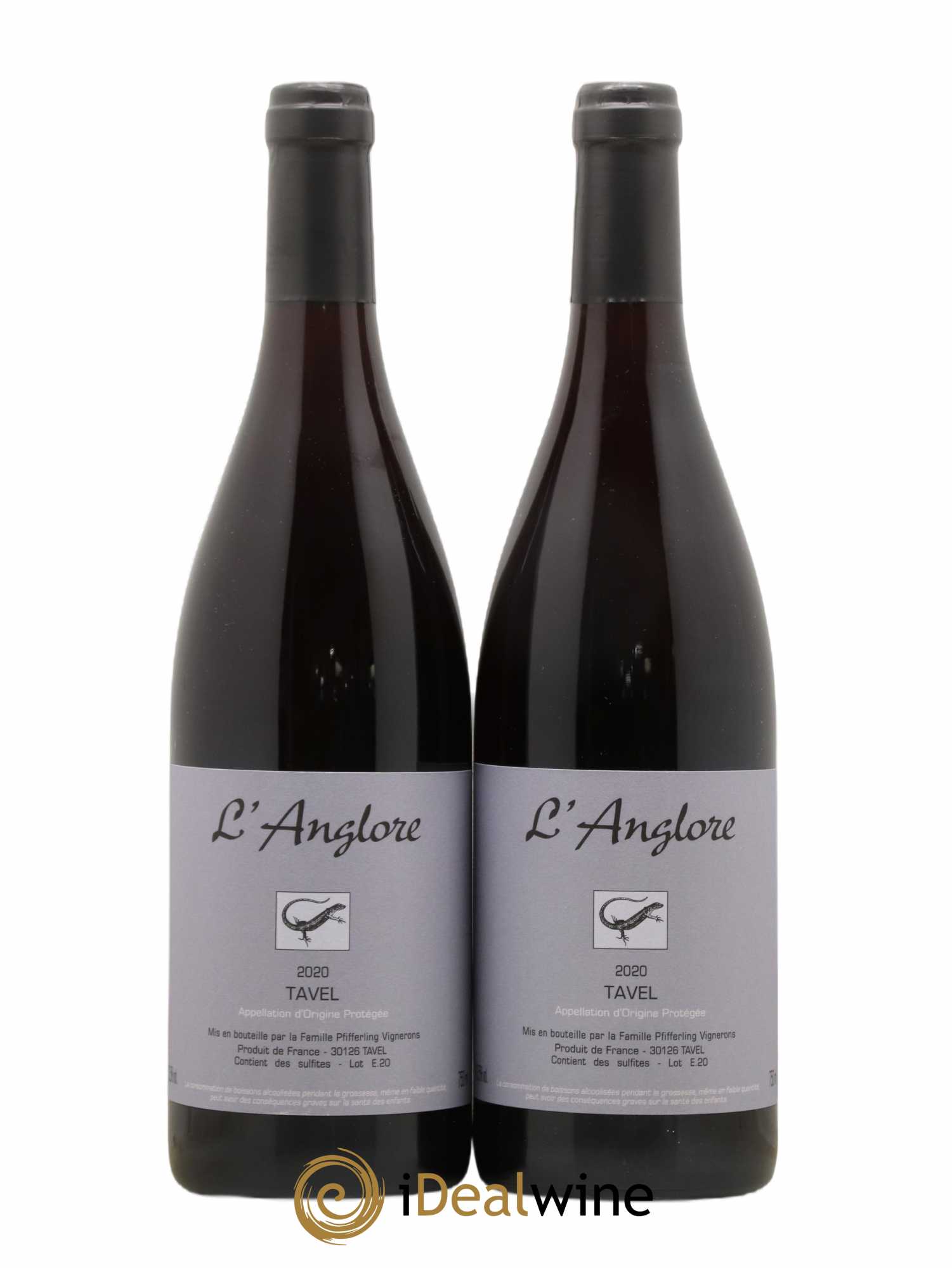 Tavel L'Anglore 2020 - Posten von 2 Flaschen - 0