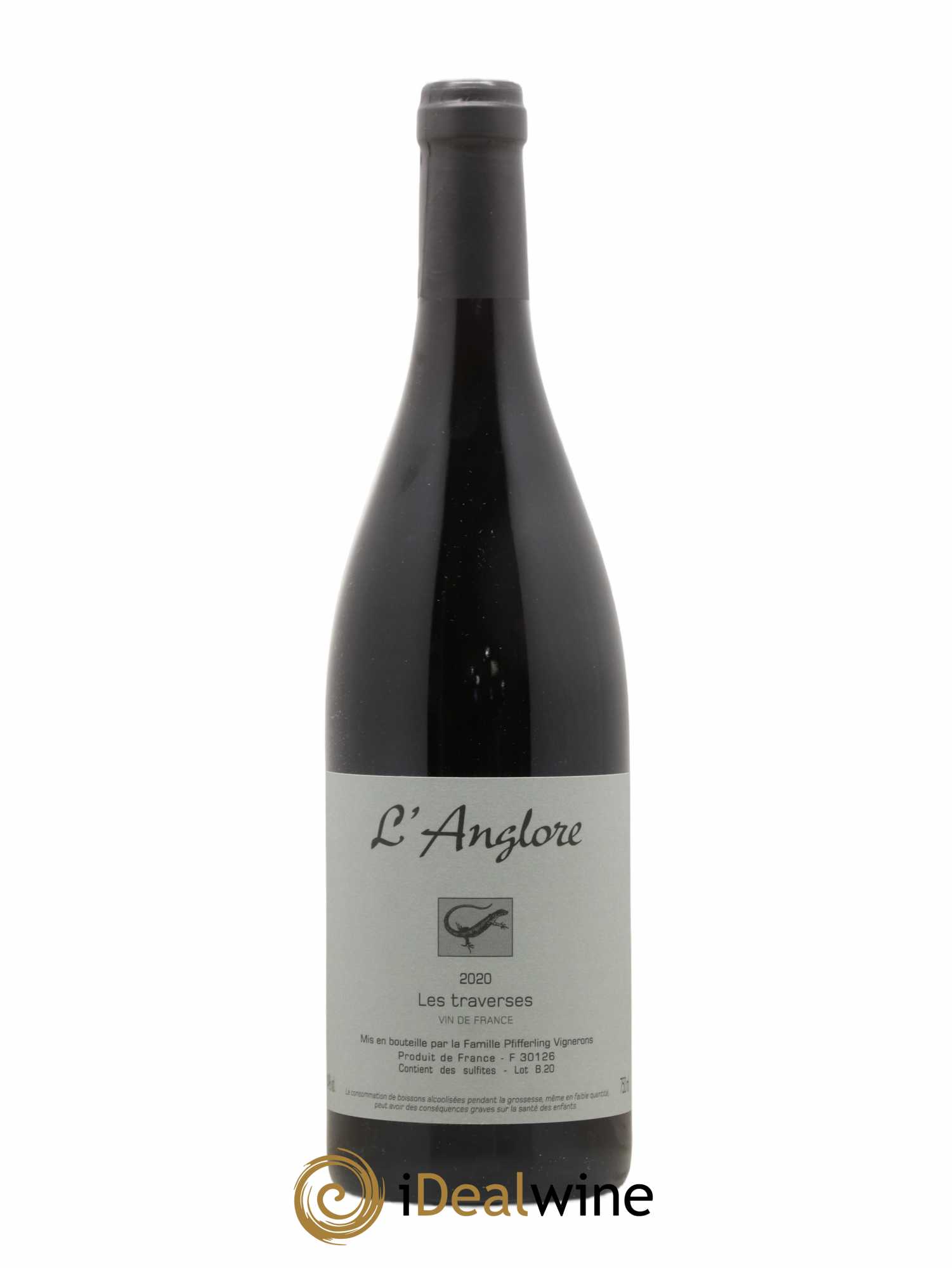 Vin de France Les Traverses L'Anglore 2020 - Lot de 1 bouteille - 0