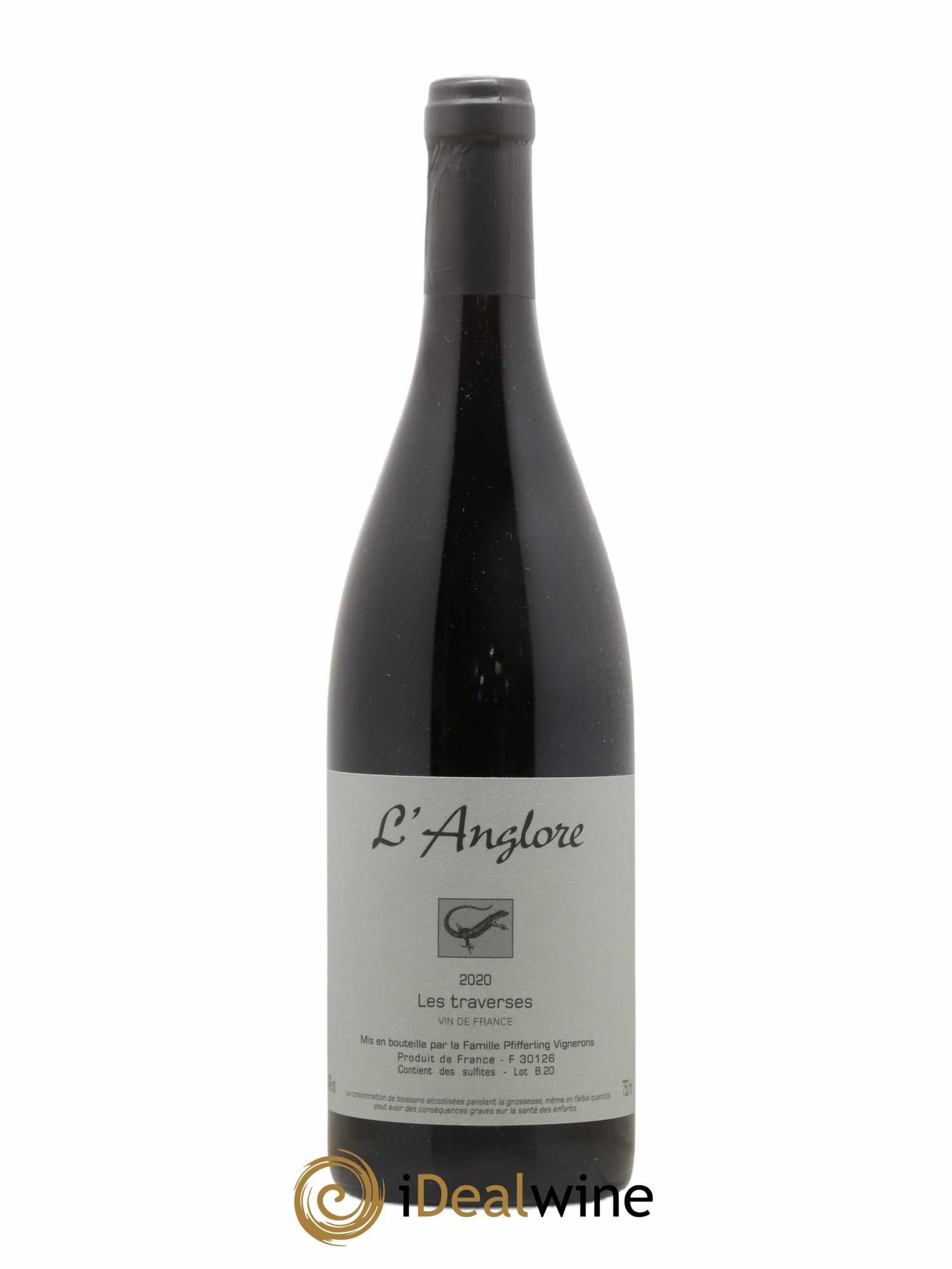 Vin de France Les Traverses L'Anglore 2020 - Lot de 1 bouteille - 0