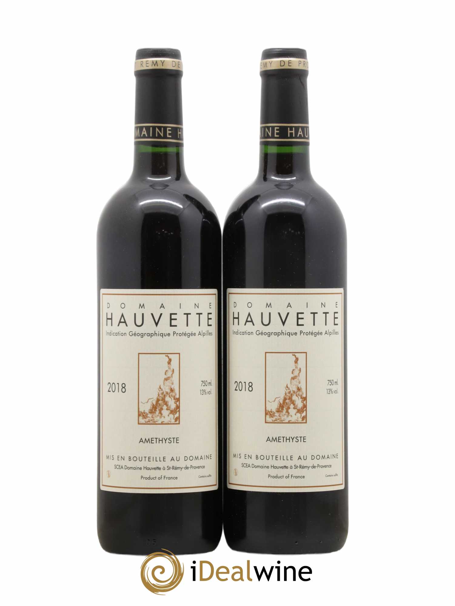 Alpilles Améthyste Hauvette (Domaine) 2018 - Lot de 2 bouteilles - 0
