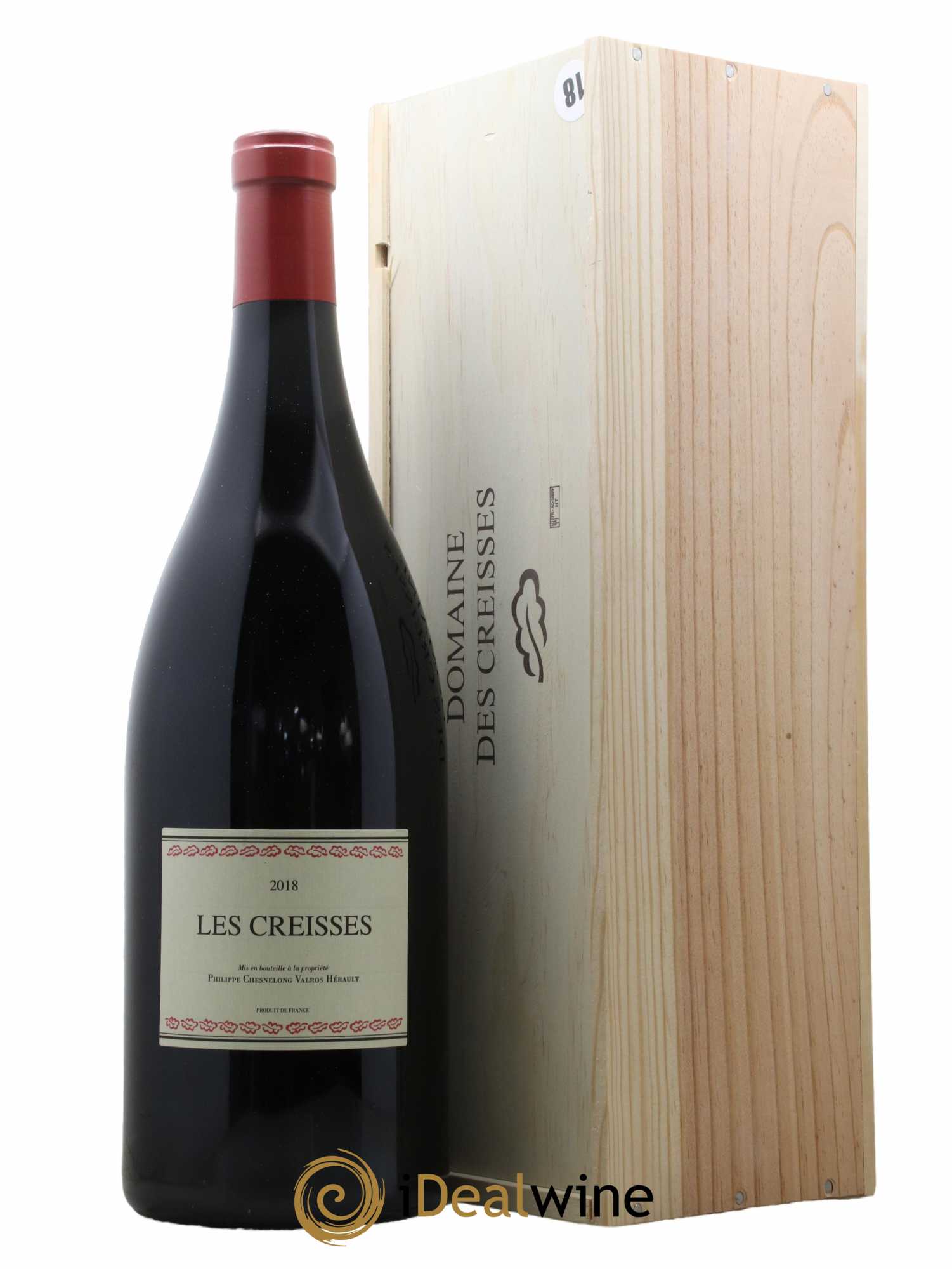 Vin de France Les Creisses Les Creisses (Domaine) 2018 - Lot de 1 double magnum - 0