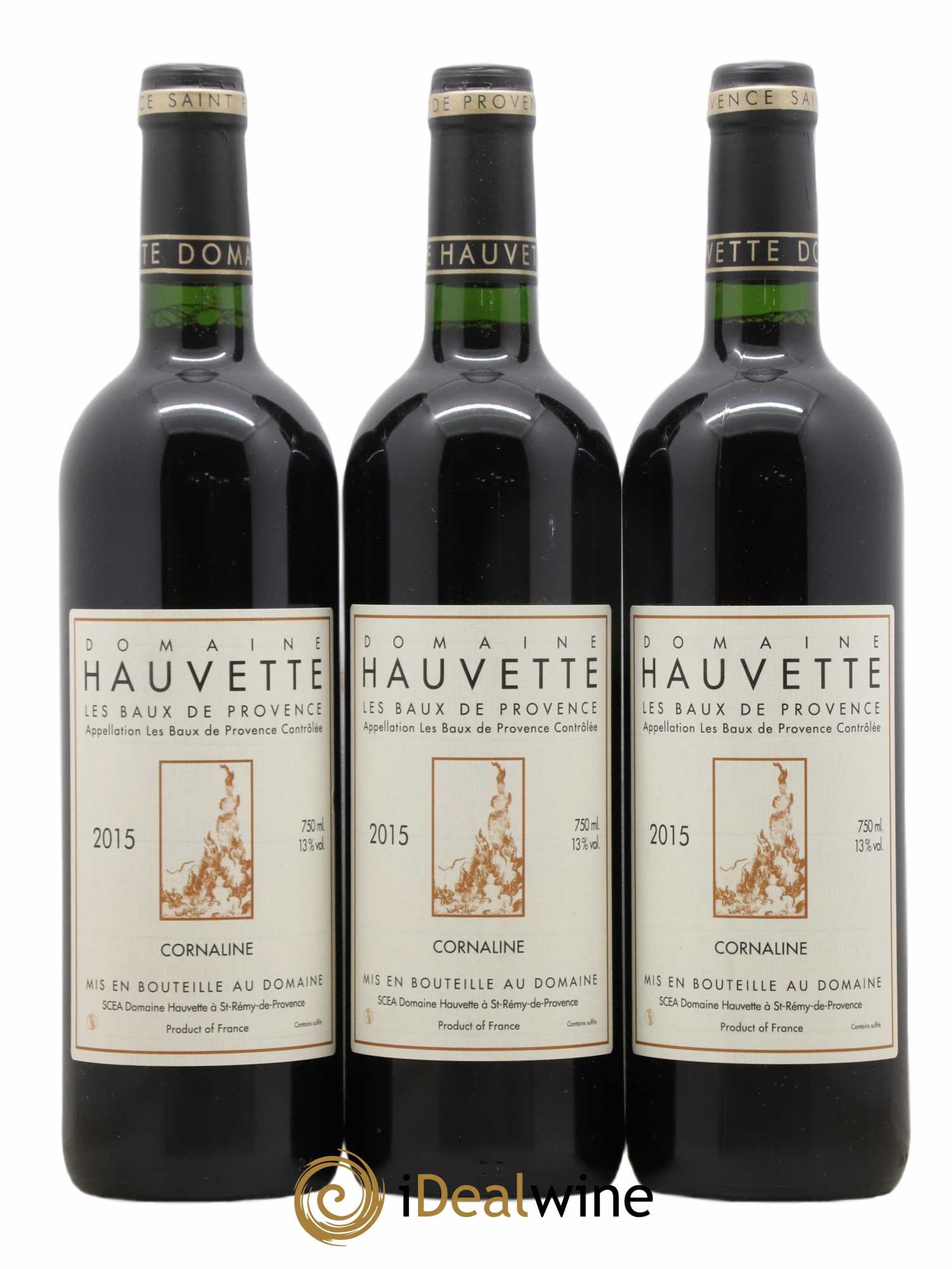 Baux de Provence Cornaline Hauvette (Domaine) 2015 - Lot de 3 bouteilles - 0