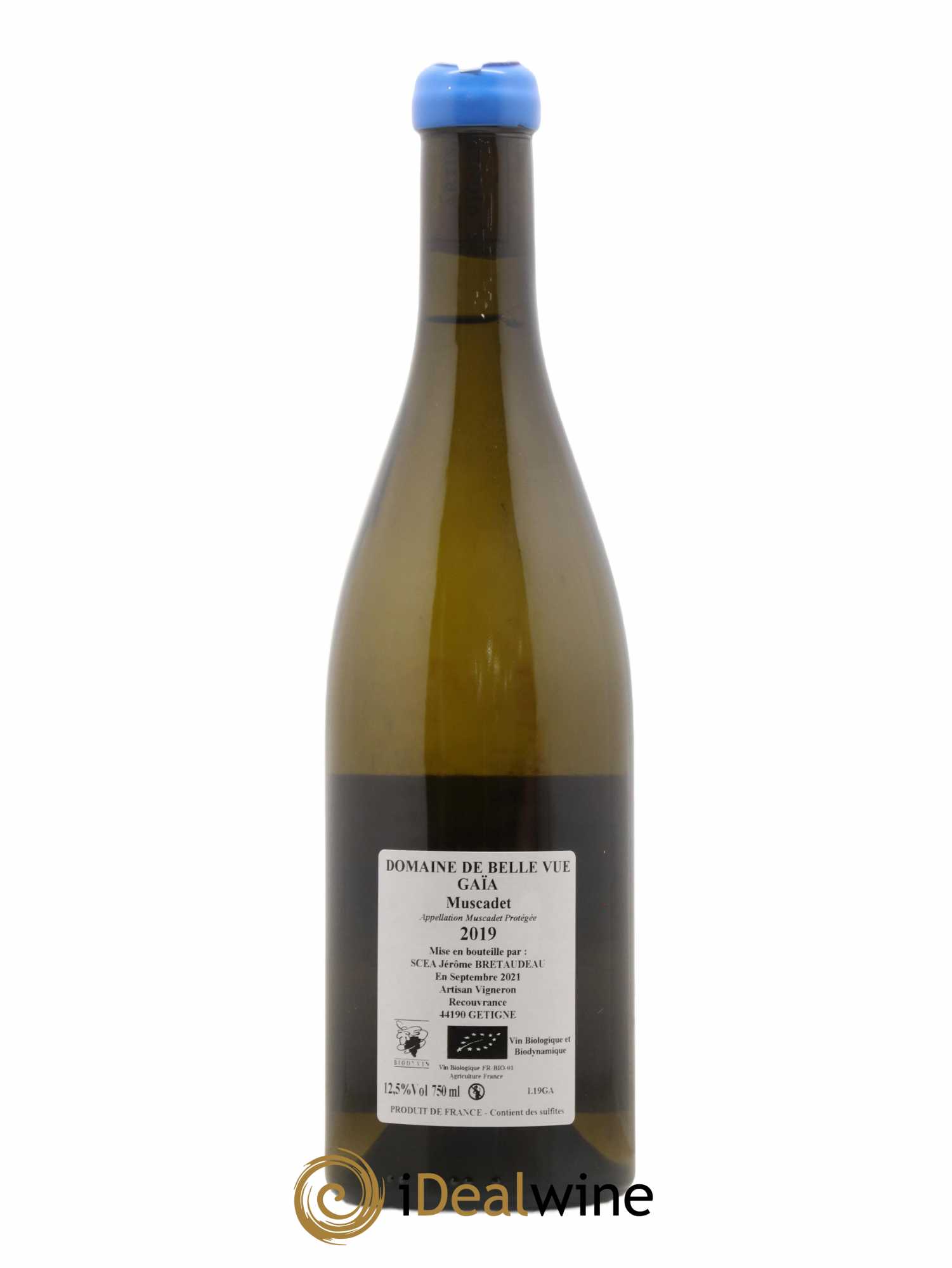 Muscadet-Sèvre-et-Maine Gaia Jérôme Bretaudeau - Domaine de Bellevue 2019 - Lot de 1 bouteille - 1