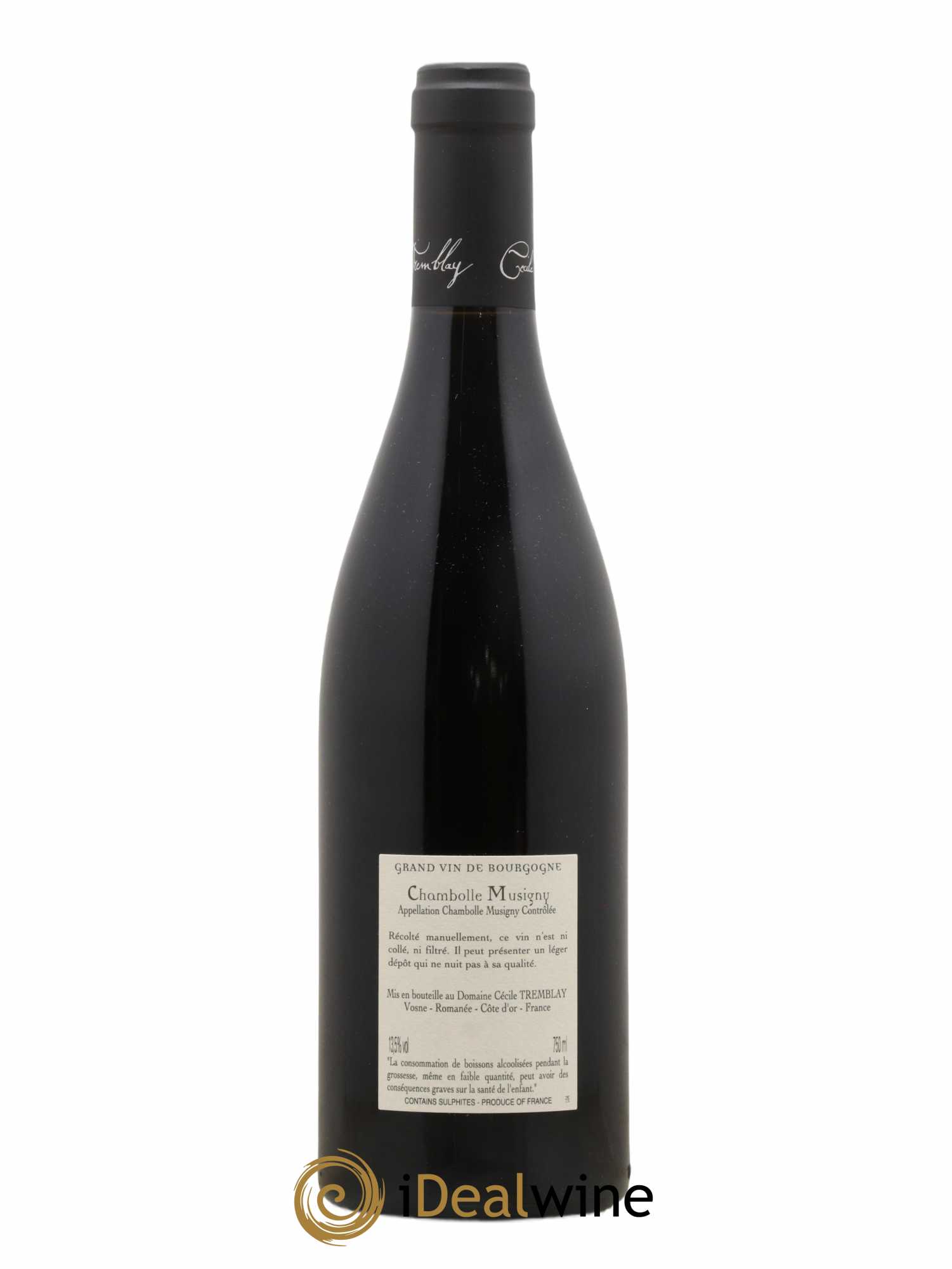 Chambolle-Musigny Les Cabottes Cécile Tremblay 2020 - Lot de 1 bouteille - 1