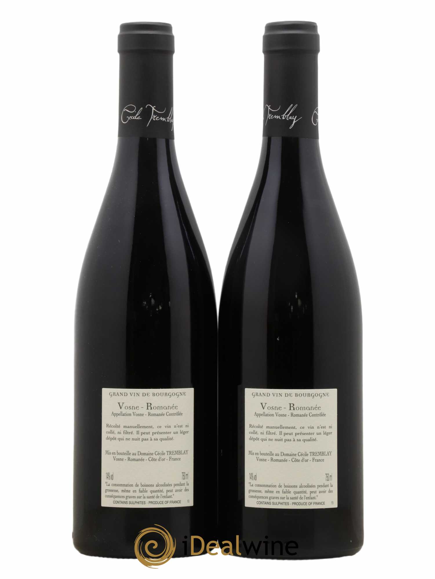 Vosne-Romanée Vieilles Vignes Cécile Tremblay 2020 - Lot de 2 bouteilles - 1