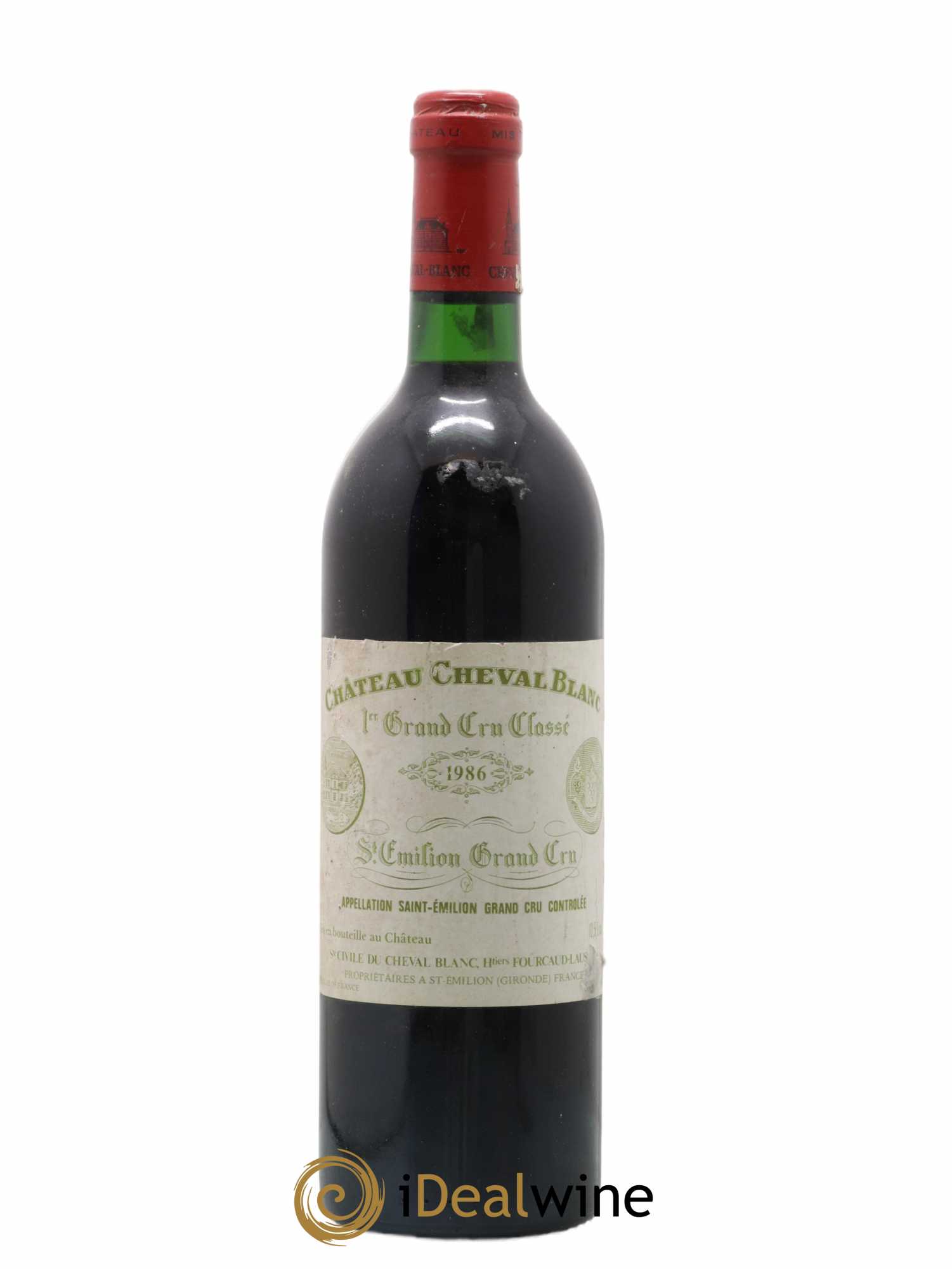Château Cheval Blanc 1er Grand Cru Classé A 1986 - Lot de 1 bouteille - 0