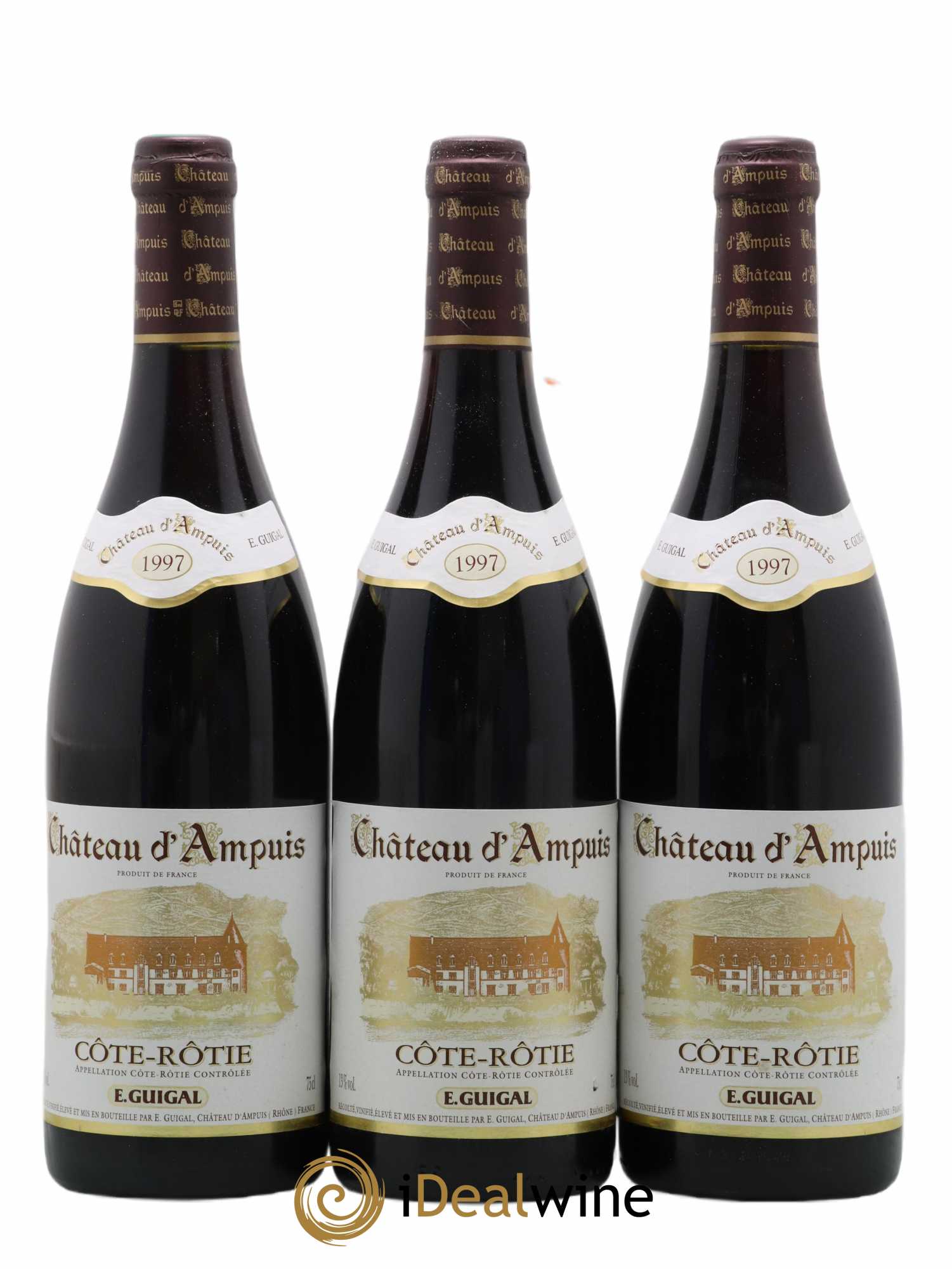 Côte-Rôtie Château d'Ampuis Guigal 1997 - Lot de 3 bouteilles - 0