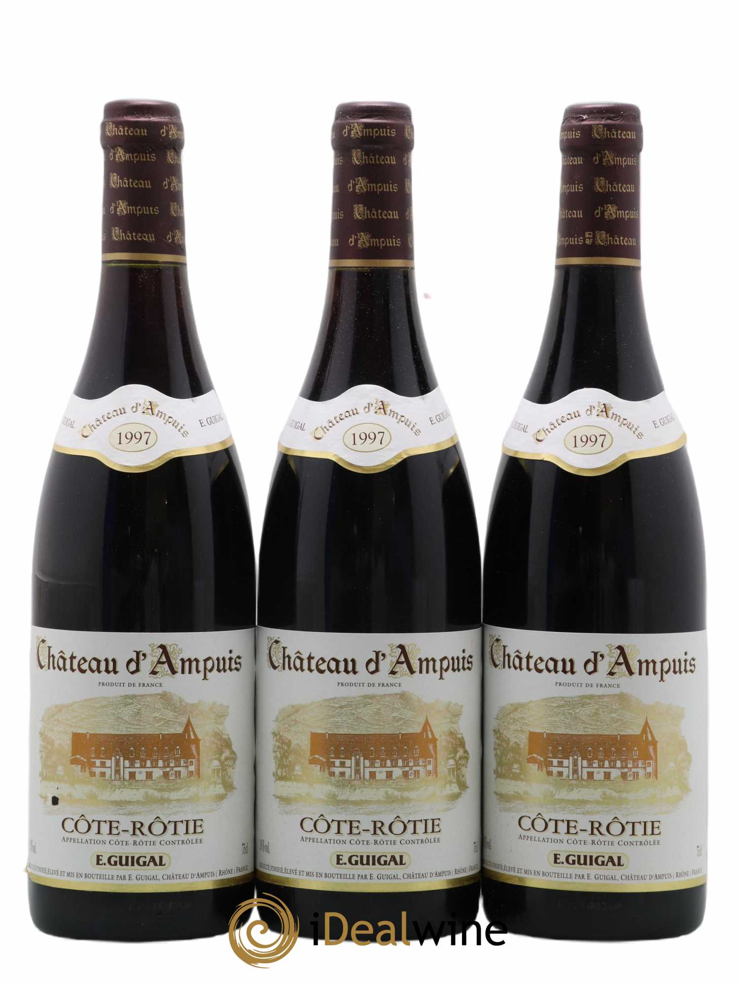 Côte-Rôtie Château d'Ampuis Guigal 1997 - Lot de 3 bouteilles - 0