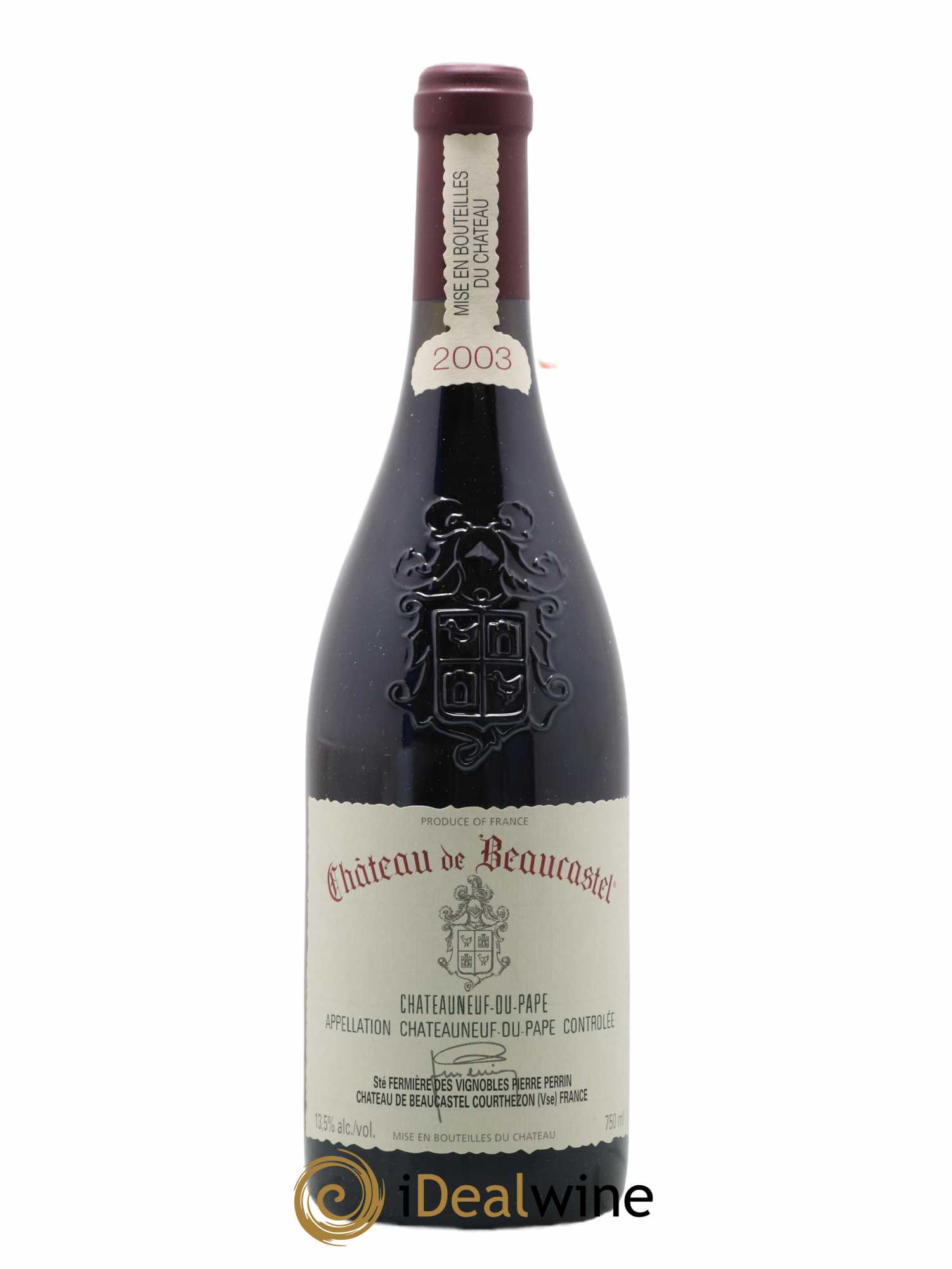 Châteauneuf-du-Pape Château de Beaucastel Famille Perrin 2003 - Lot de 1 bouteille - 0
