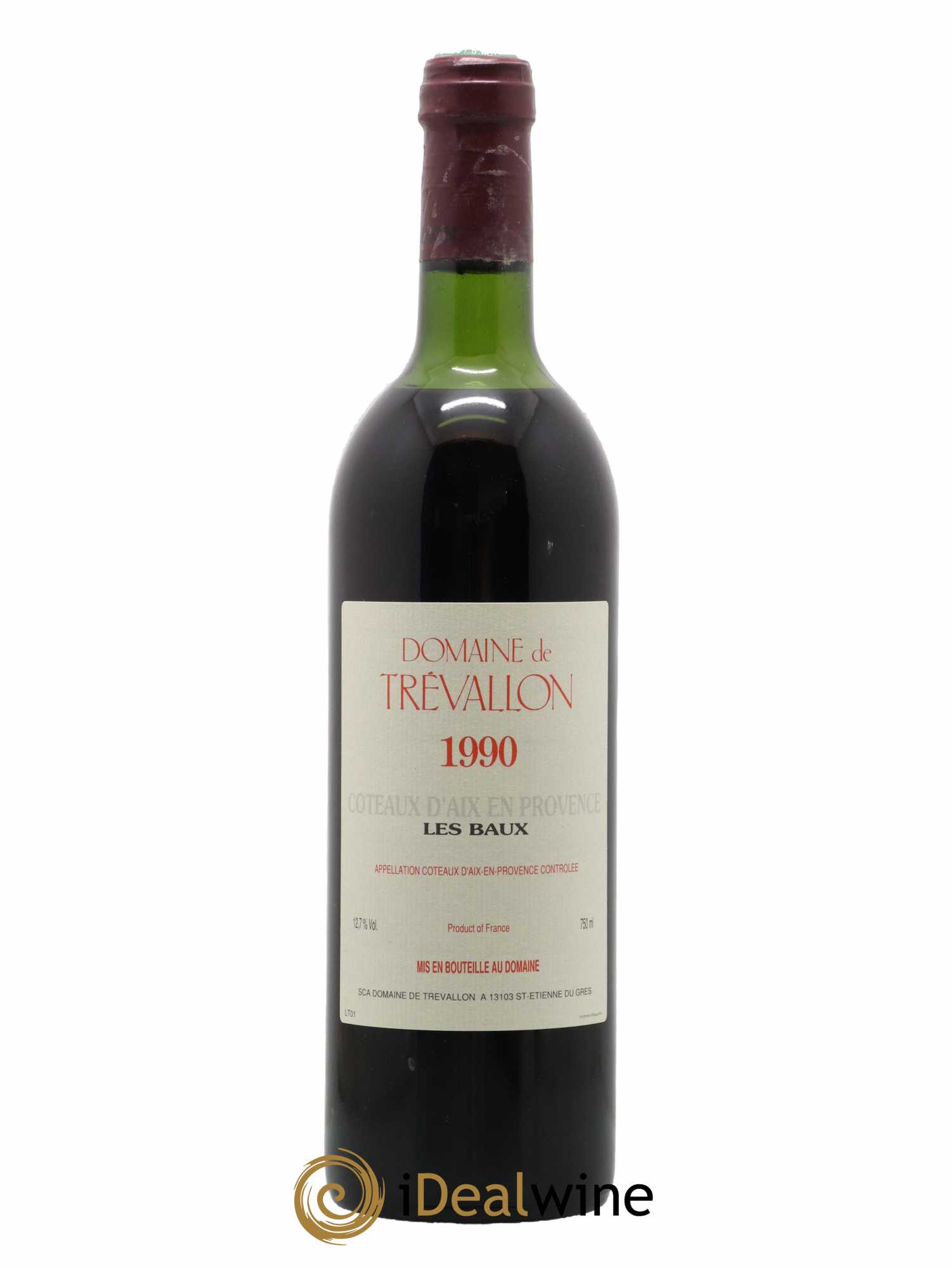 Coteaux d'Aix-en-Provence Trévallon (Domaine de) Eloi Dürrbach 1990 - Lot of 1 bottle - 0