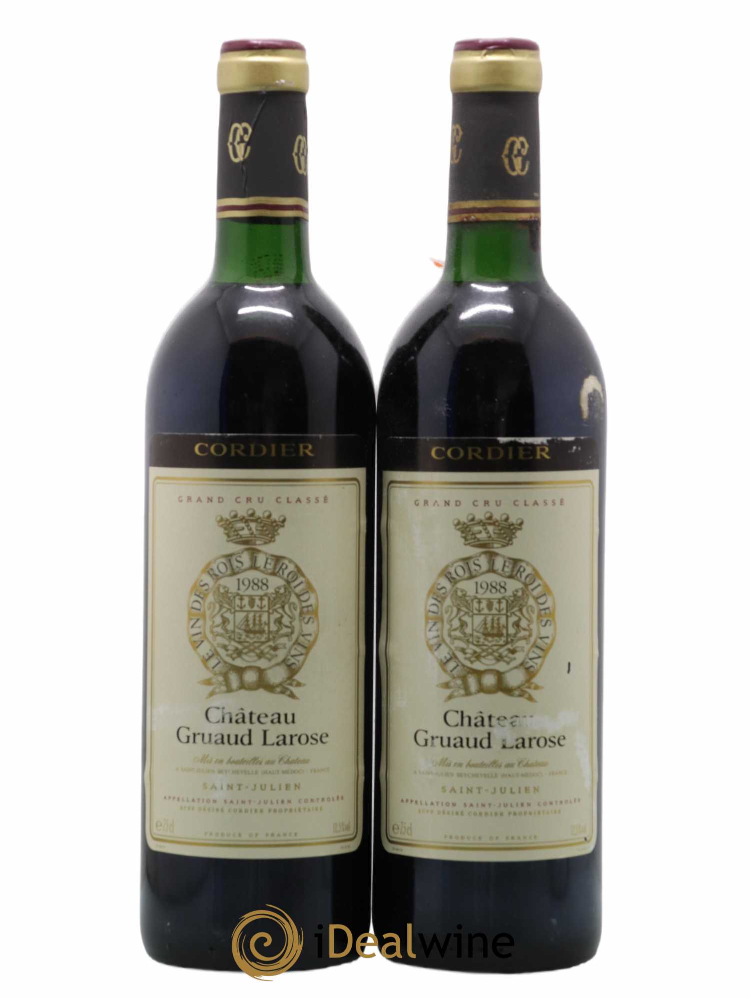 Château Gruaud Larose 2ème Grand Cru Classé 1988 - Lot de 2 bouteilles - 0