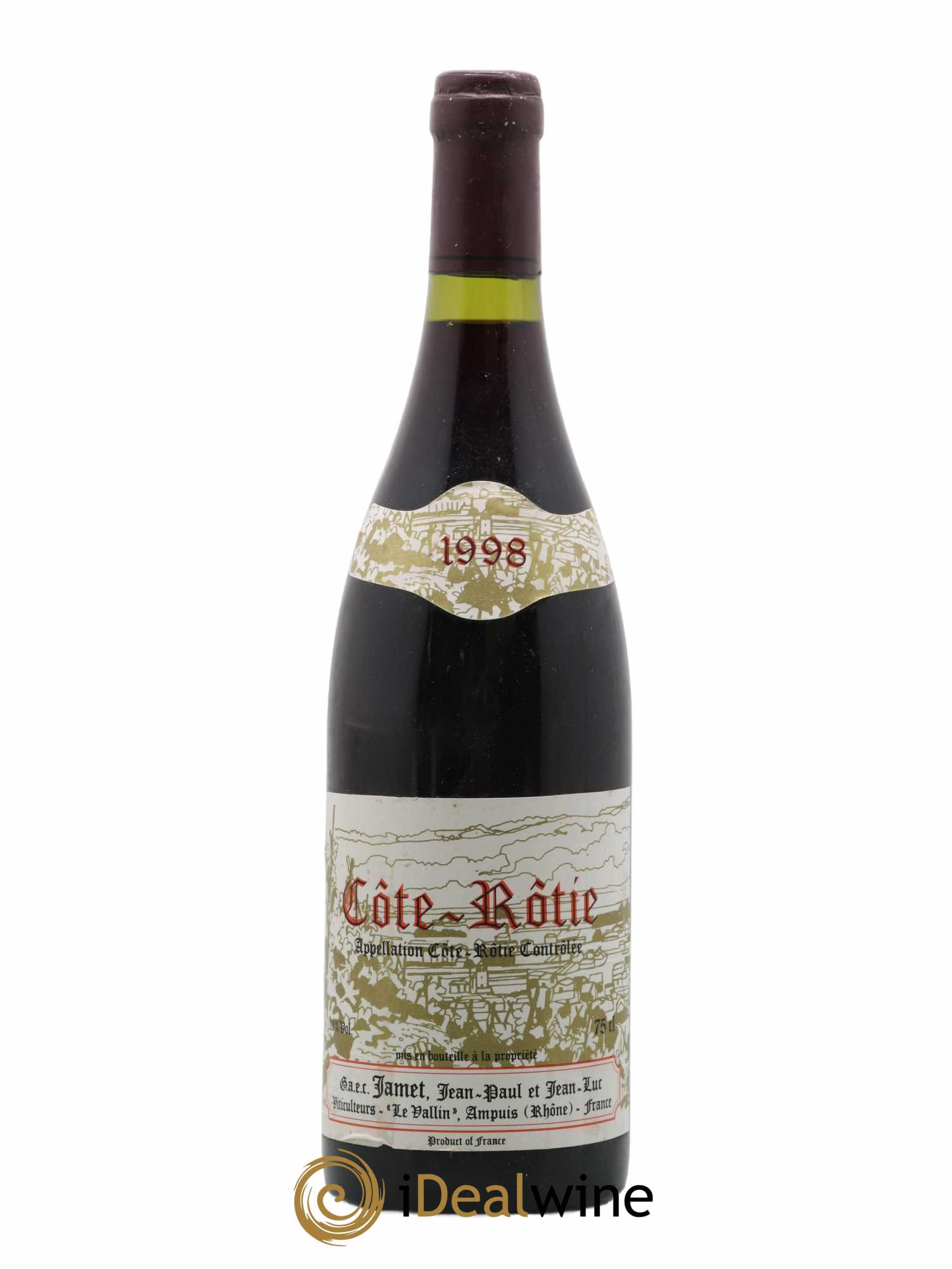 Côte-Rôtie Jamet (Domaine) 1998 - Lot de 1 bouteille - 0
