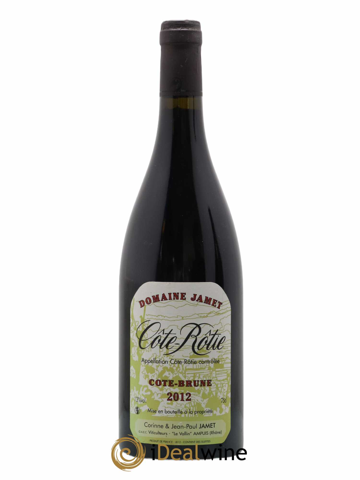 Côte-Rôtie Côte Brune Jamet (Domaine) 2012 - Lot de 1 bouteille - 0