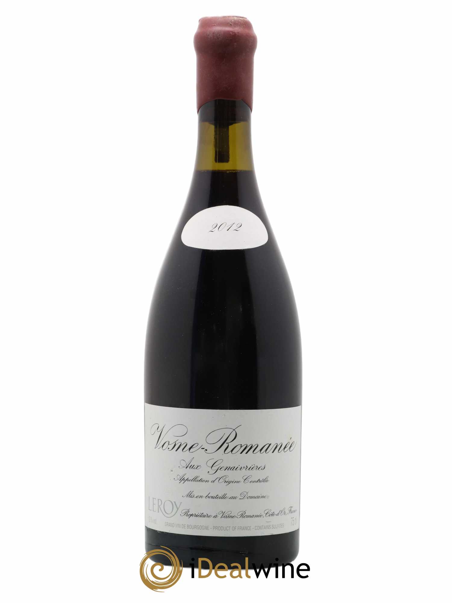 Vosne-Romanée Les Genaivrières Leroy (Domaine) 2012 - Posten von 1 Flasche - 0