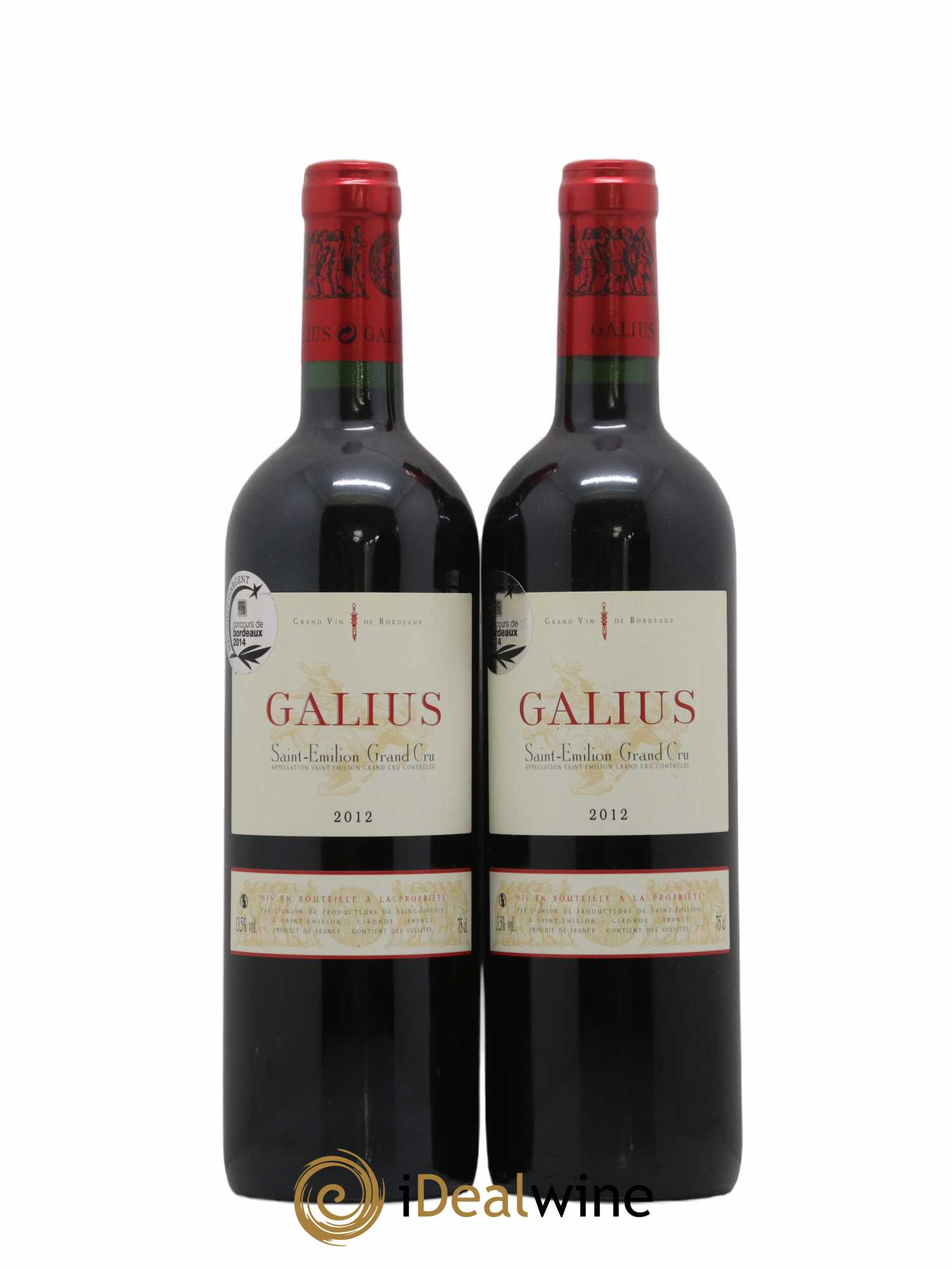 Château Galius 2012 - Lot de 2 bouteilles - 0