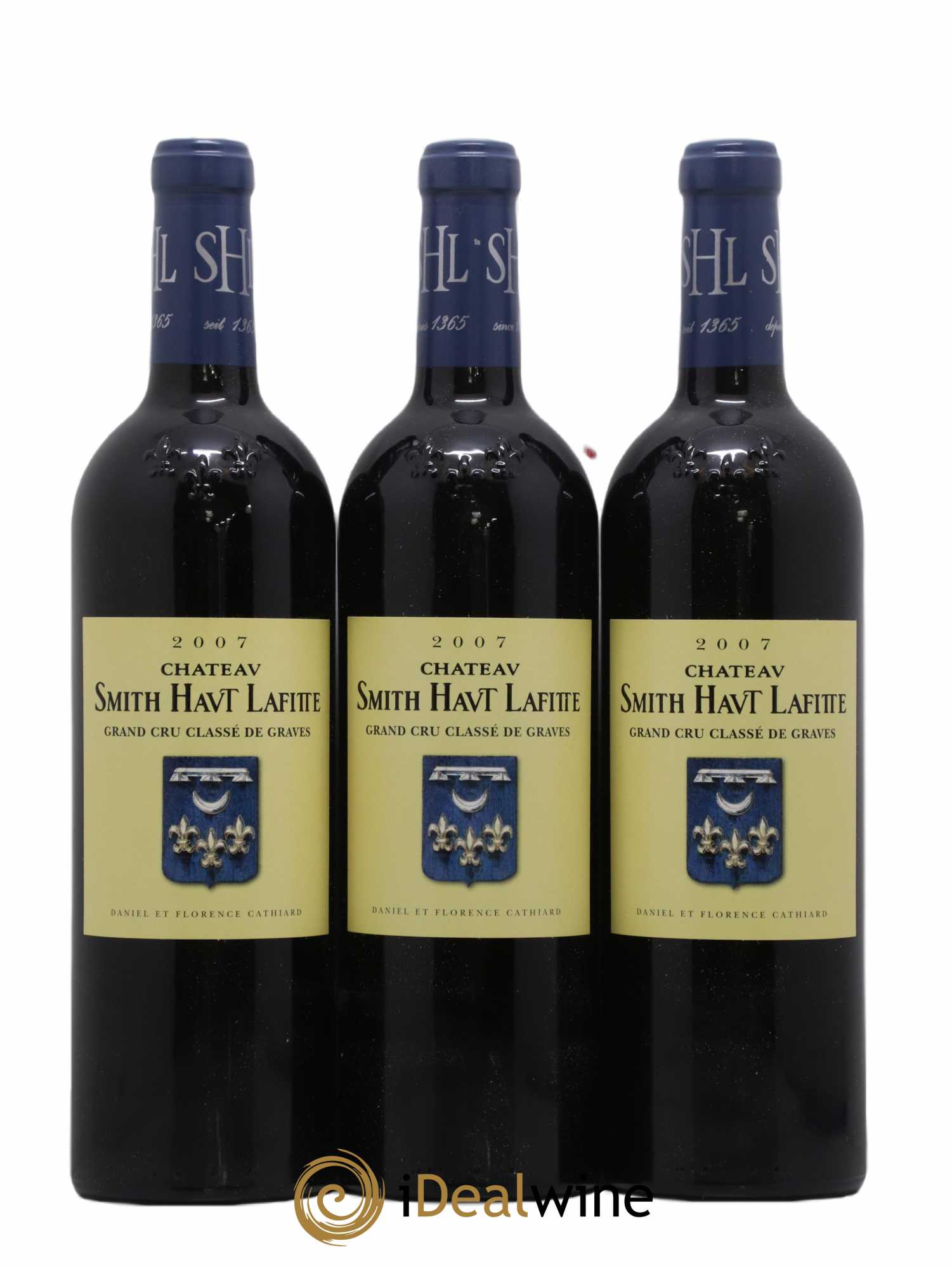 Château Smith Haut Lafitte Cru Classé de Graves 2007 - Lot de 3 bouteilles - 0