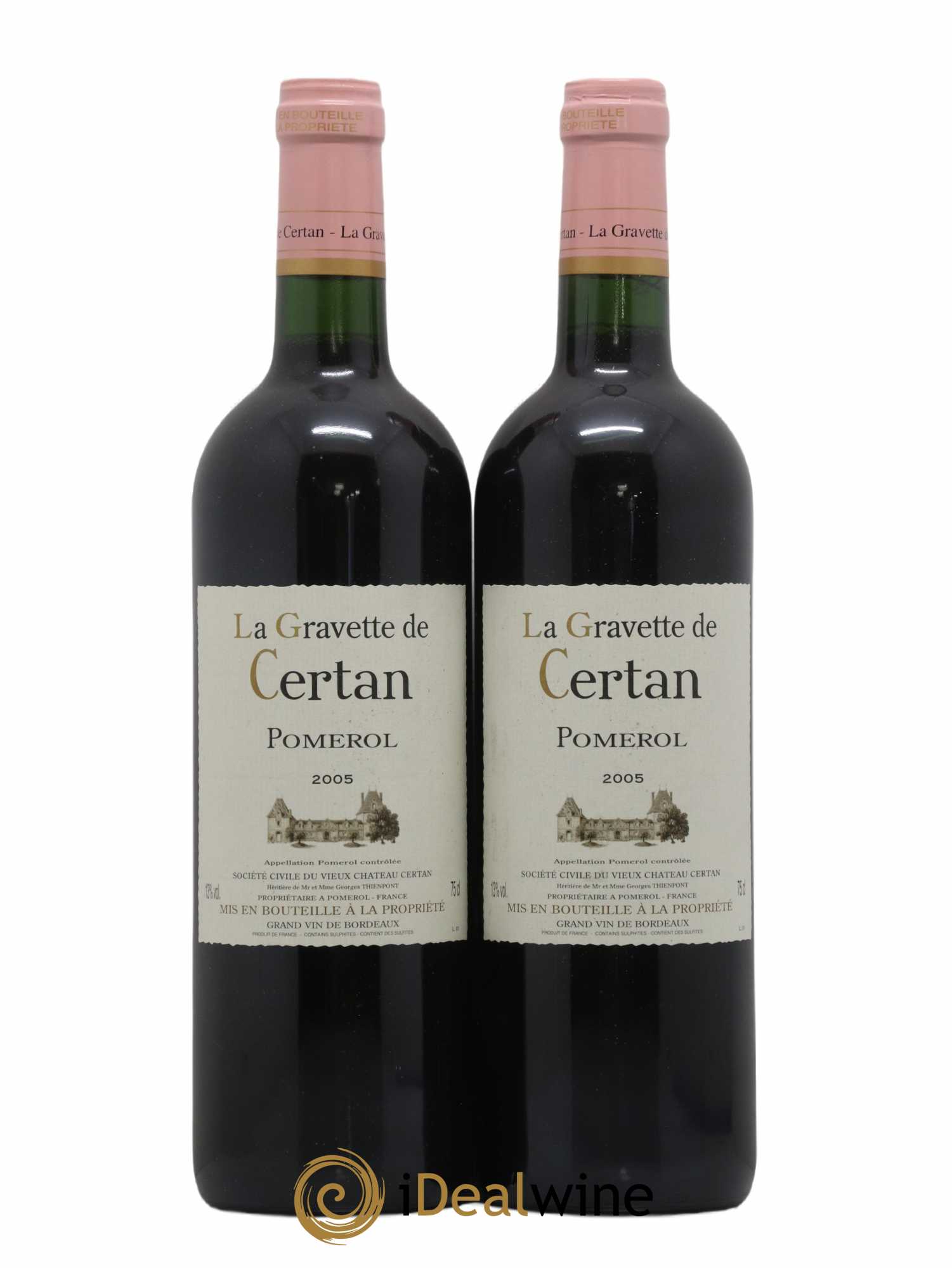 La Gravette de Certan 2005 - Lot de 2 bouteilles - 0