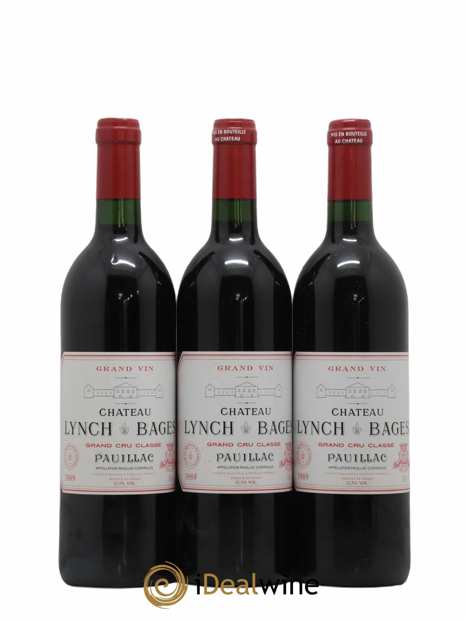 Château Lynch Bages 5ème Grand Cru Classé 1989 - Lot de 12 bouteilles - 4