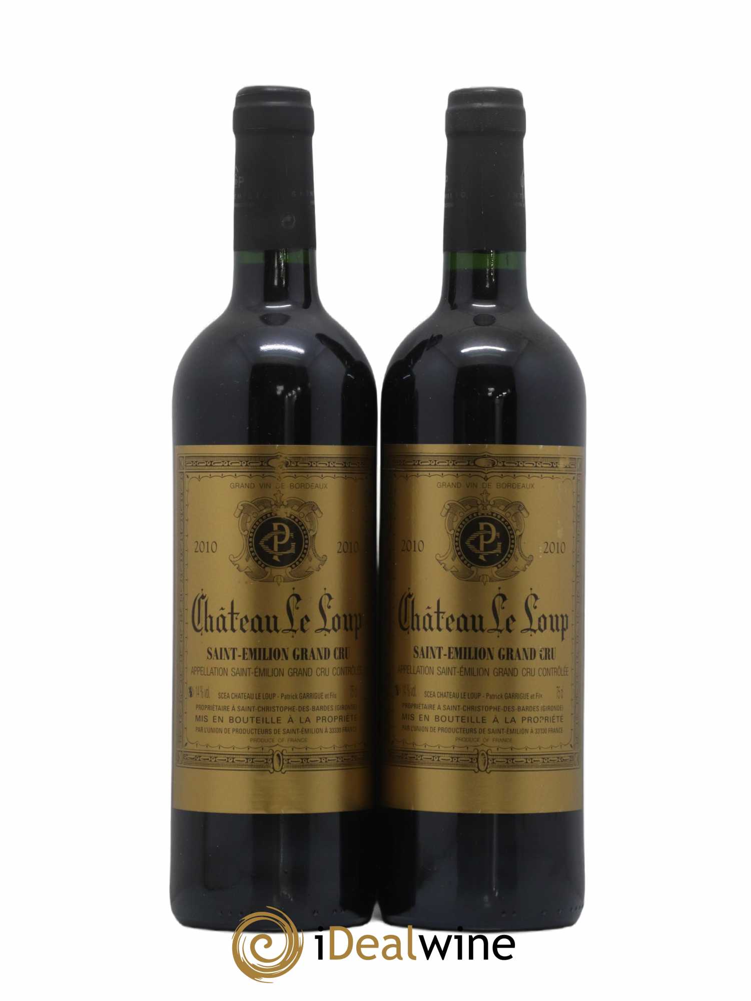 Saint-Émilion Grand Cru Château Le Loup 2010 - Posten von 2 Flaschen - 0