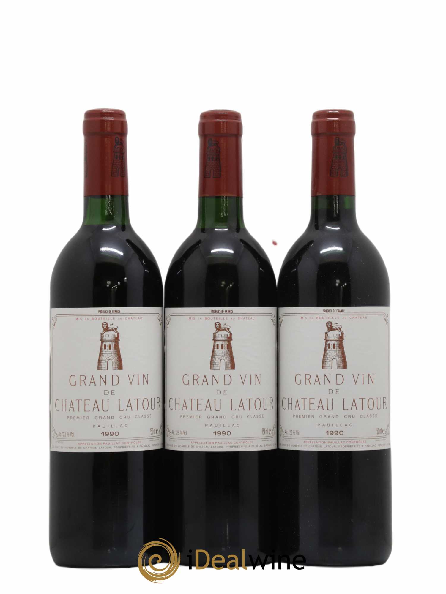 Château Latour 1er Grand Cru Classé 1990 - Lot de 12 bouteilles - 1