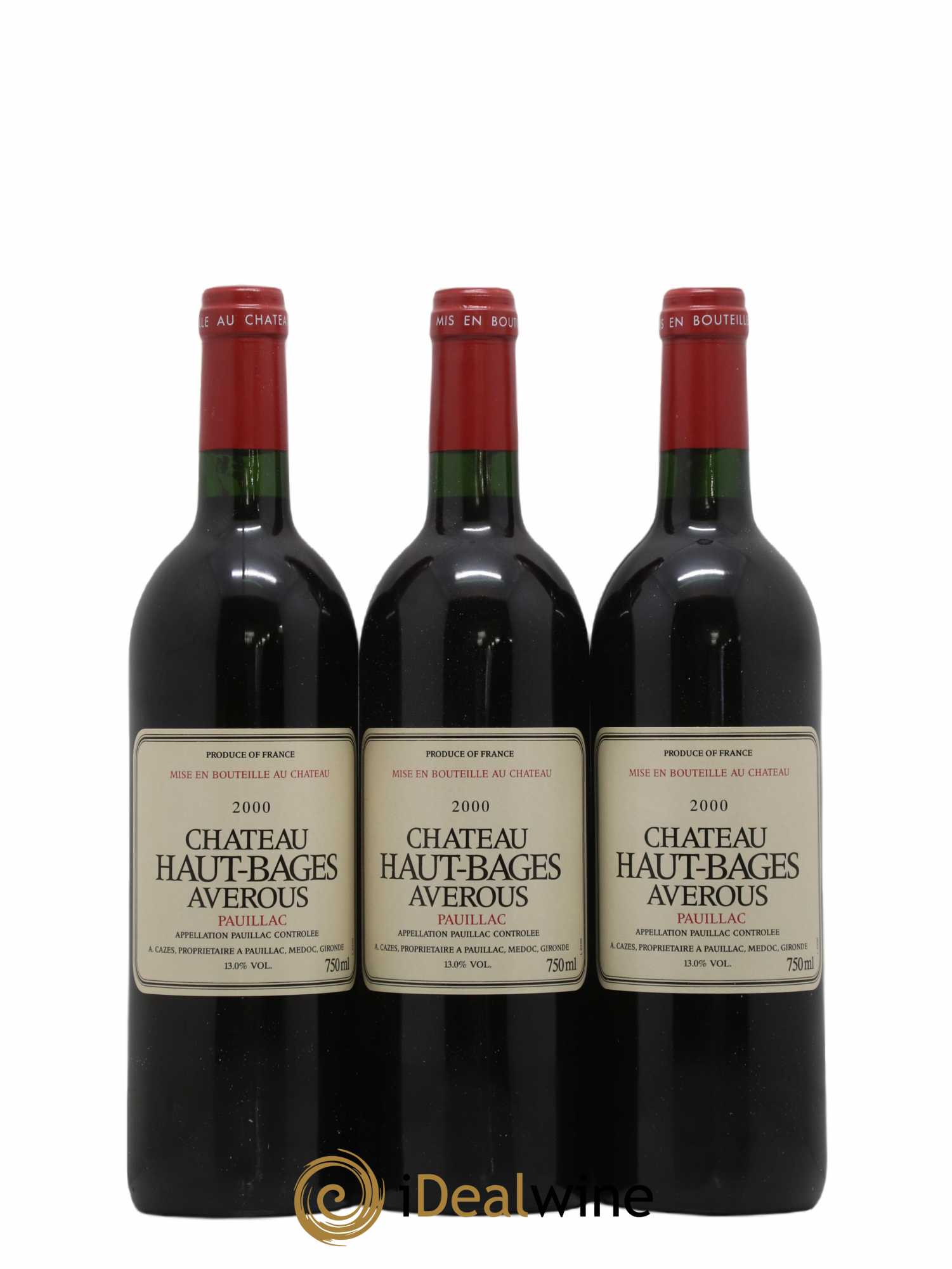 Château Haut Bages Averous Cru Bourgeois 2000 - Lot de 12 bouteilles - 2