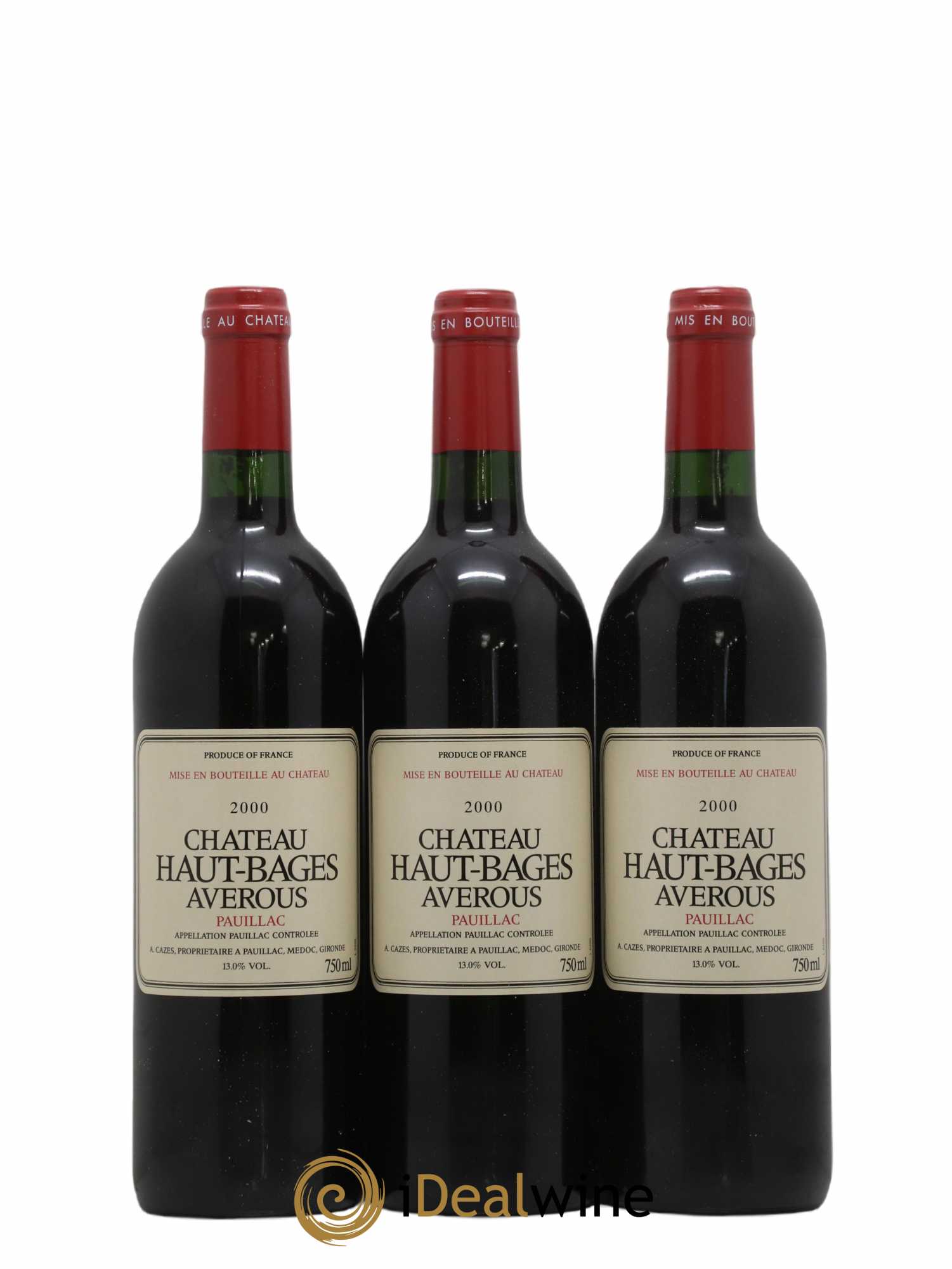 Château Haut Bages Averous Cru Bourgeois 2000 - Lot de 12 bouteilles - 3