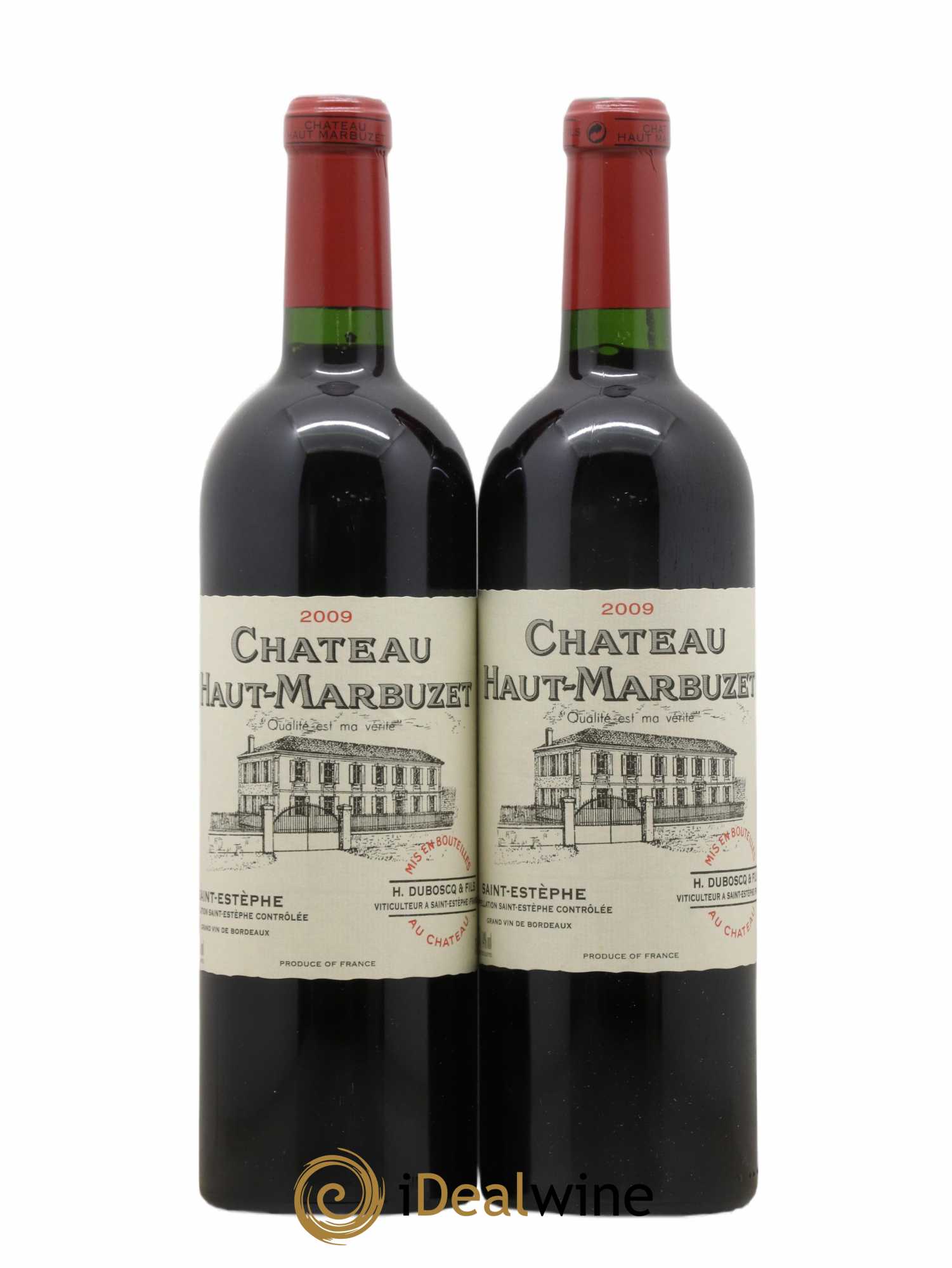 Château Haut Marbuzet 2009 - Lot of 2 bottles - 0