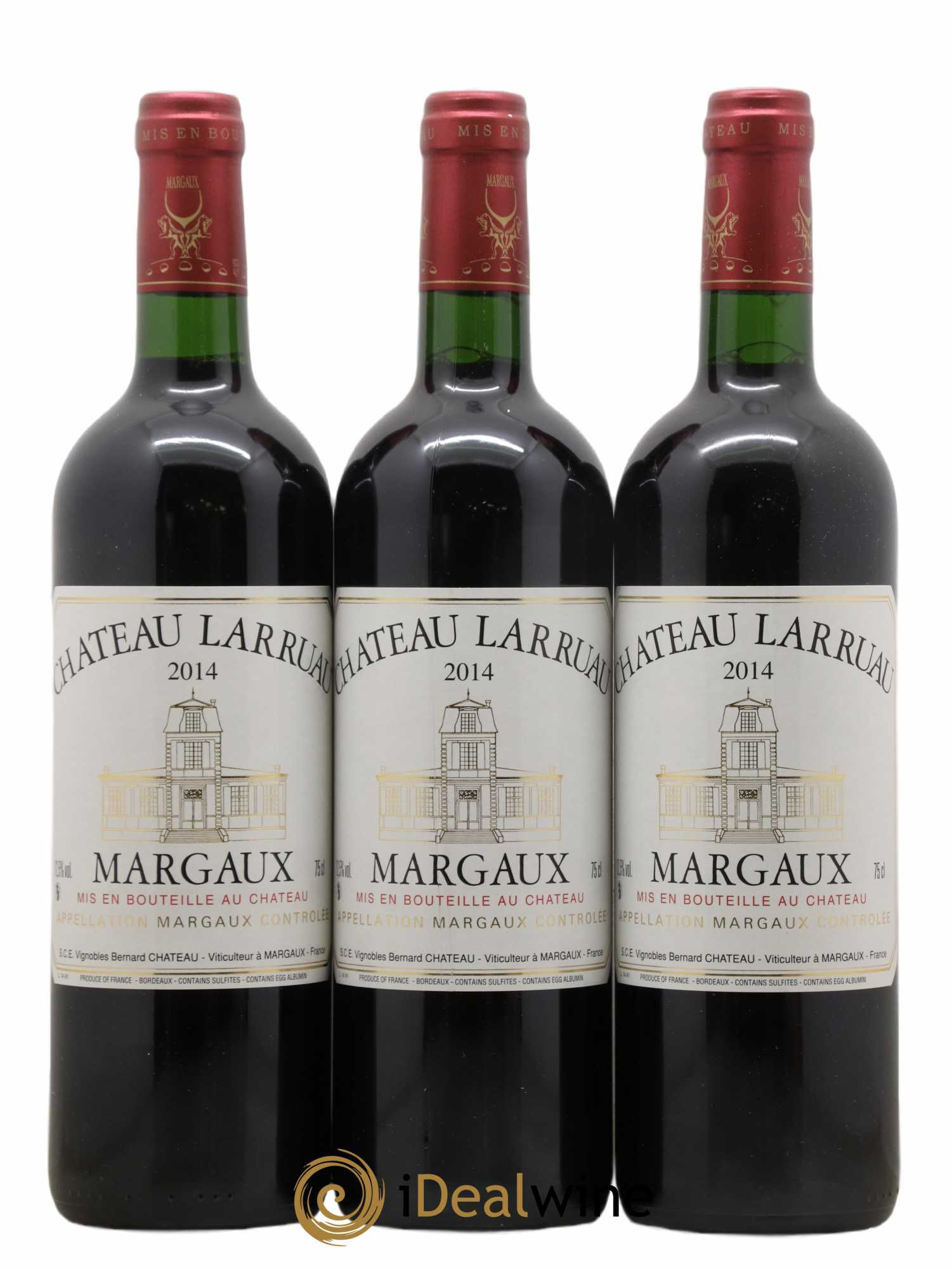 Château Larruau 2014 - Lot de 3 bouteilles - 0