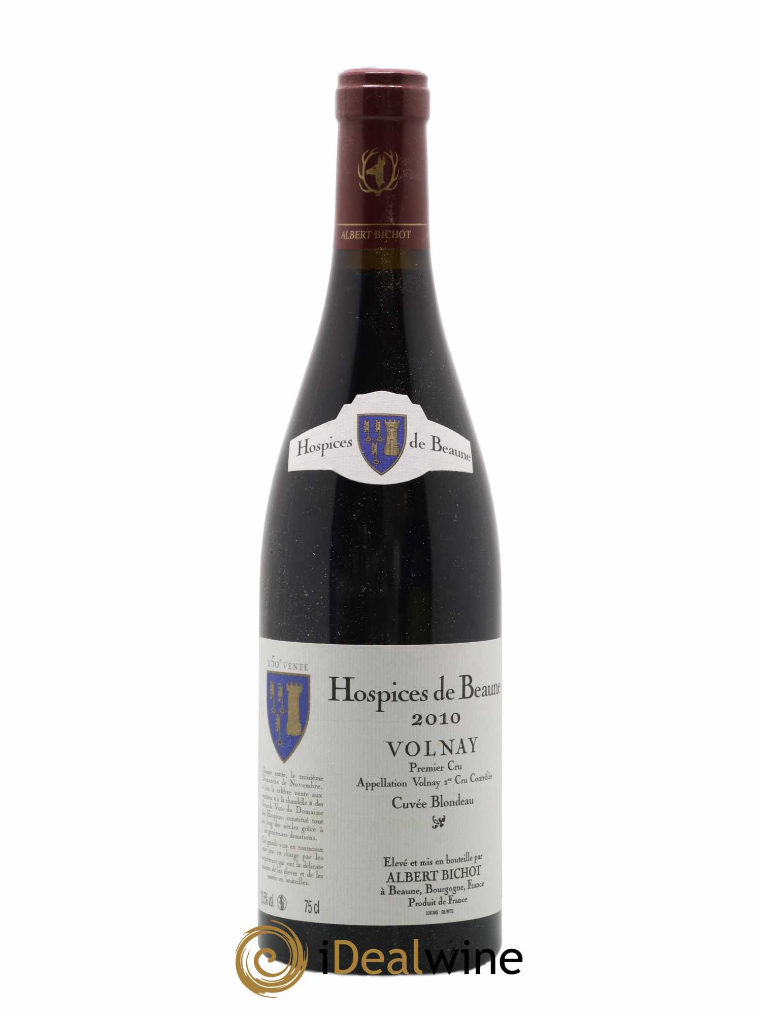 Volnay 1er Cru Hospices de Beaune cuvée Blondeau Albert Bichot 2010 - Posten von 1 Flasche - 0