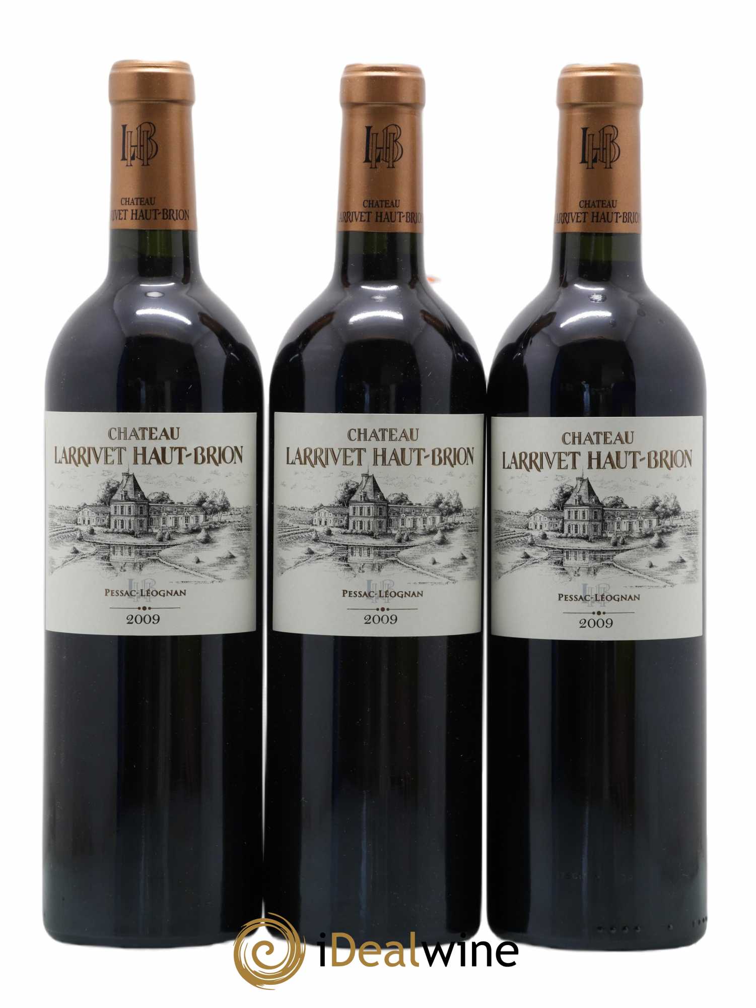 Château Larrivet Haut-Brion 2009 - Lot of 12 bottles - 3