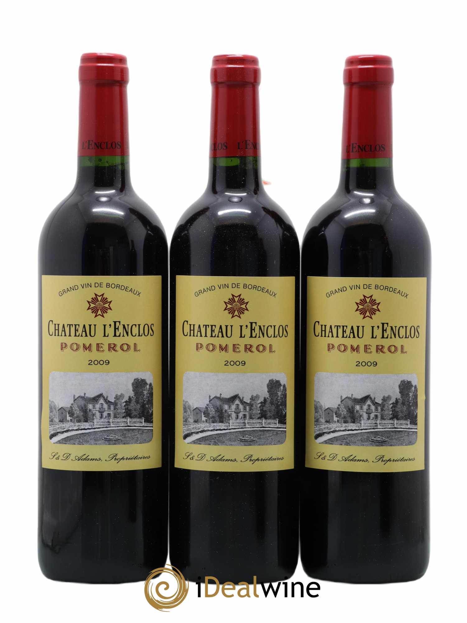 Château l' Enclos 2009 - Lot of 12 bottles - 1